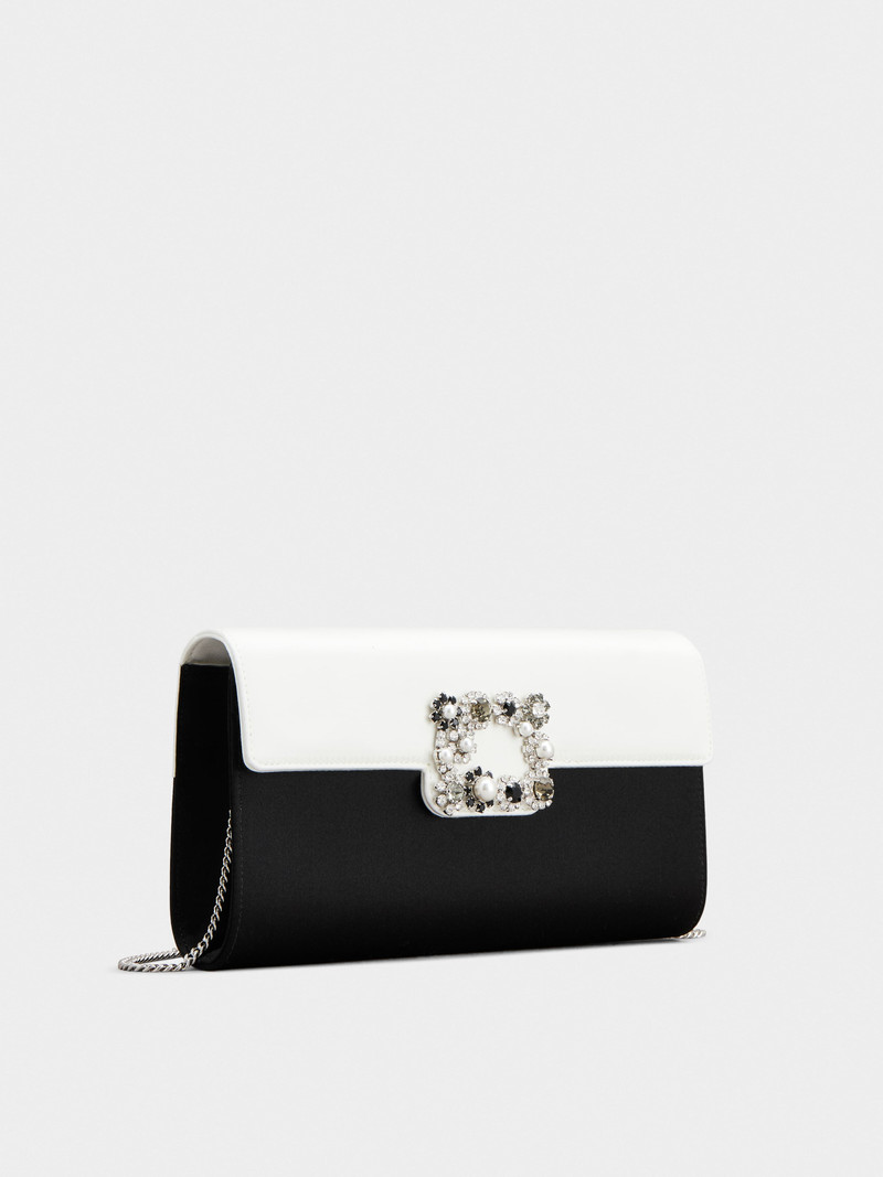 Efflorescence Clutch in satin 3