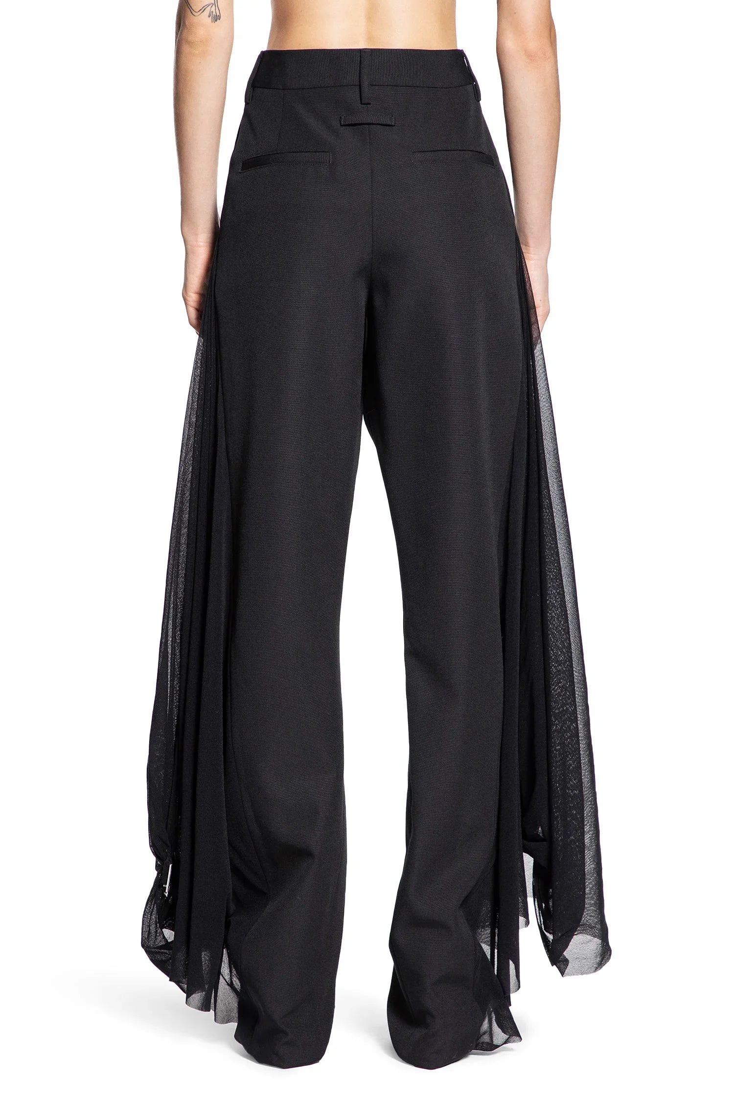 Tailored-Pants-With-Mesh-Sarong - 3