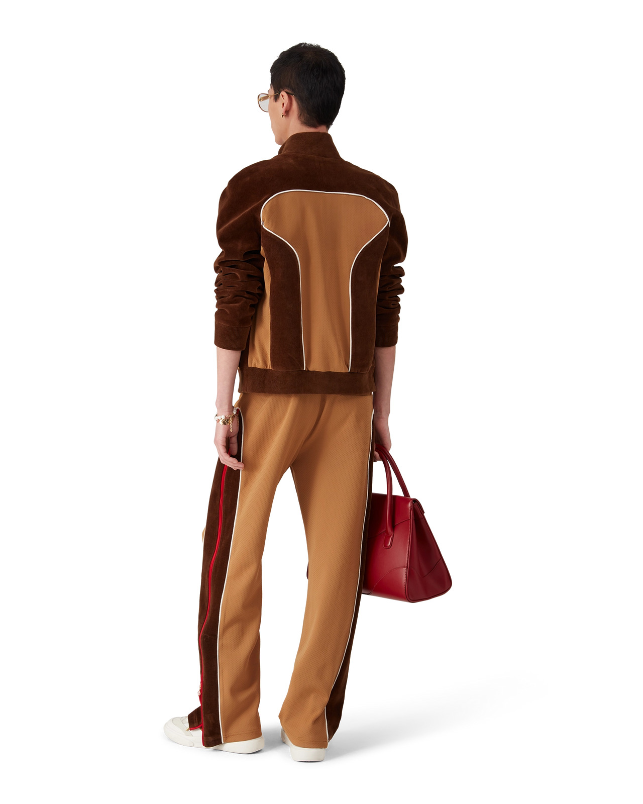 Chenille Panelled Track Jacket | Casablanca Paris - 5