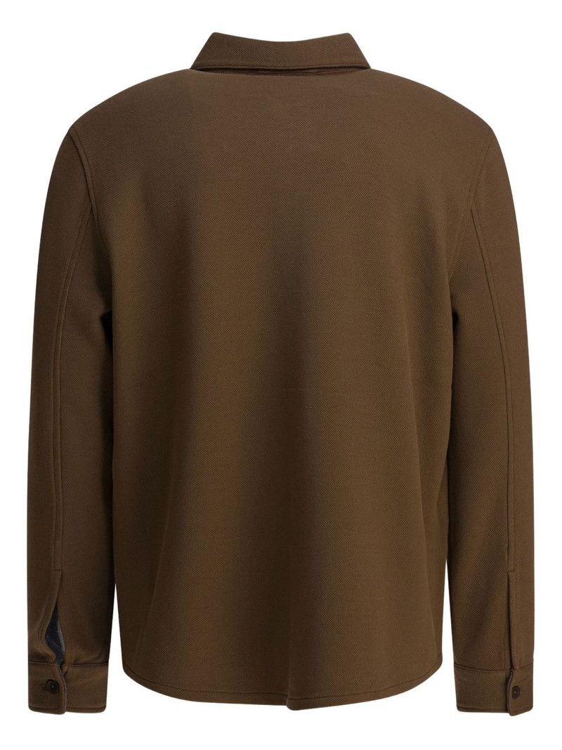 Vince cotton blend shirt jacket outlook