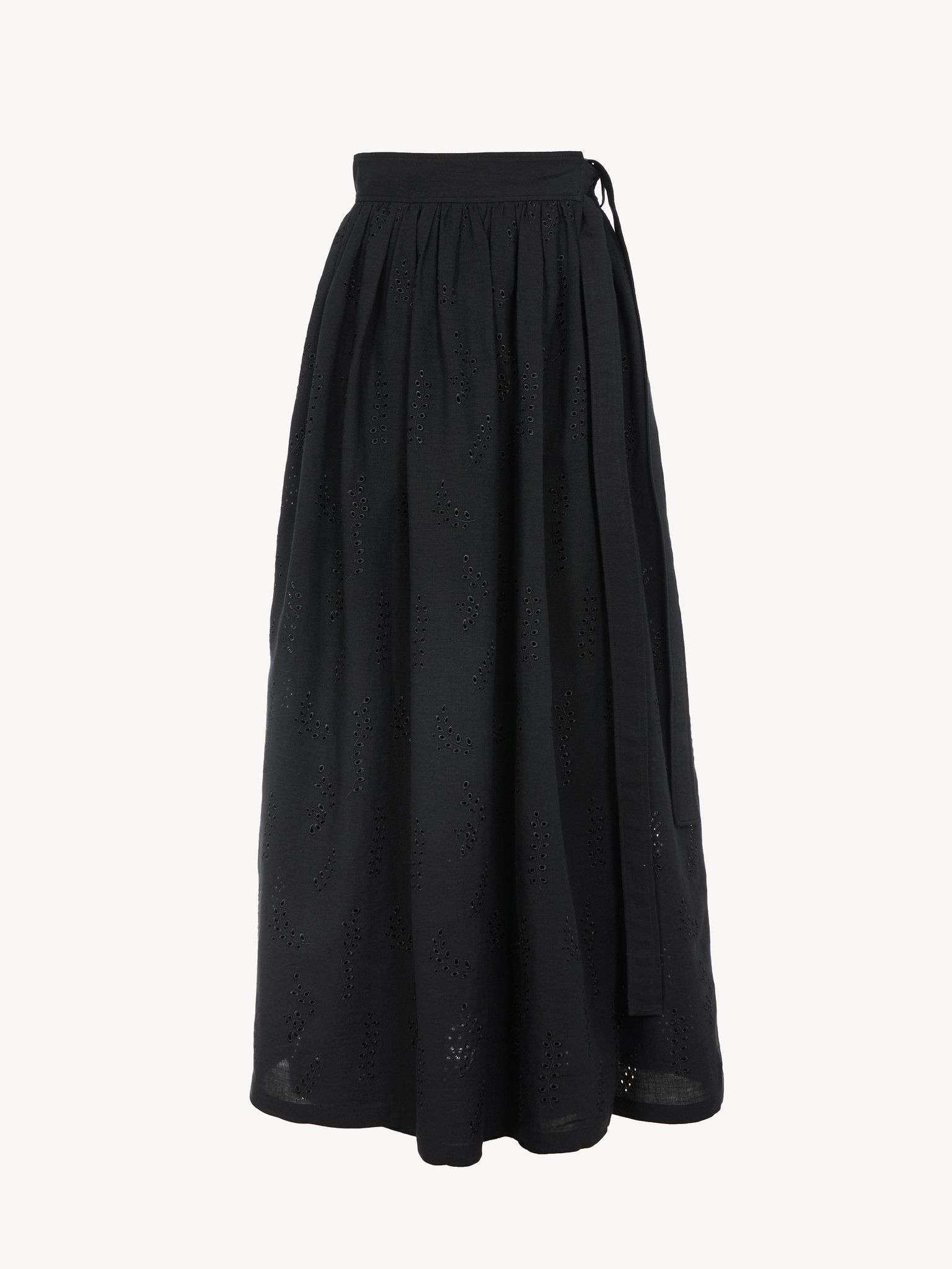 CHLOÉ X ERES PALOMA LONG WRAP SKIRT - 3