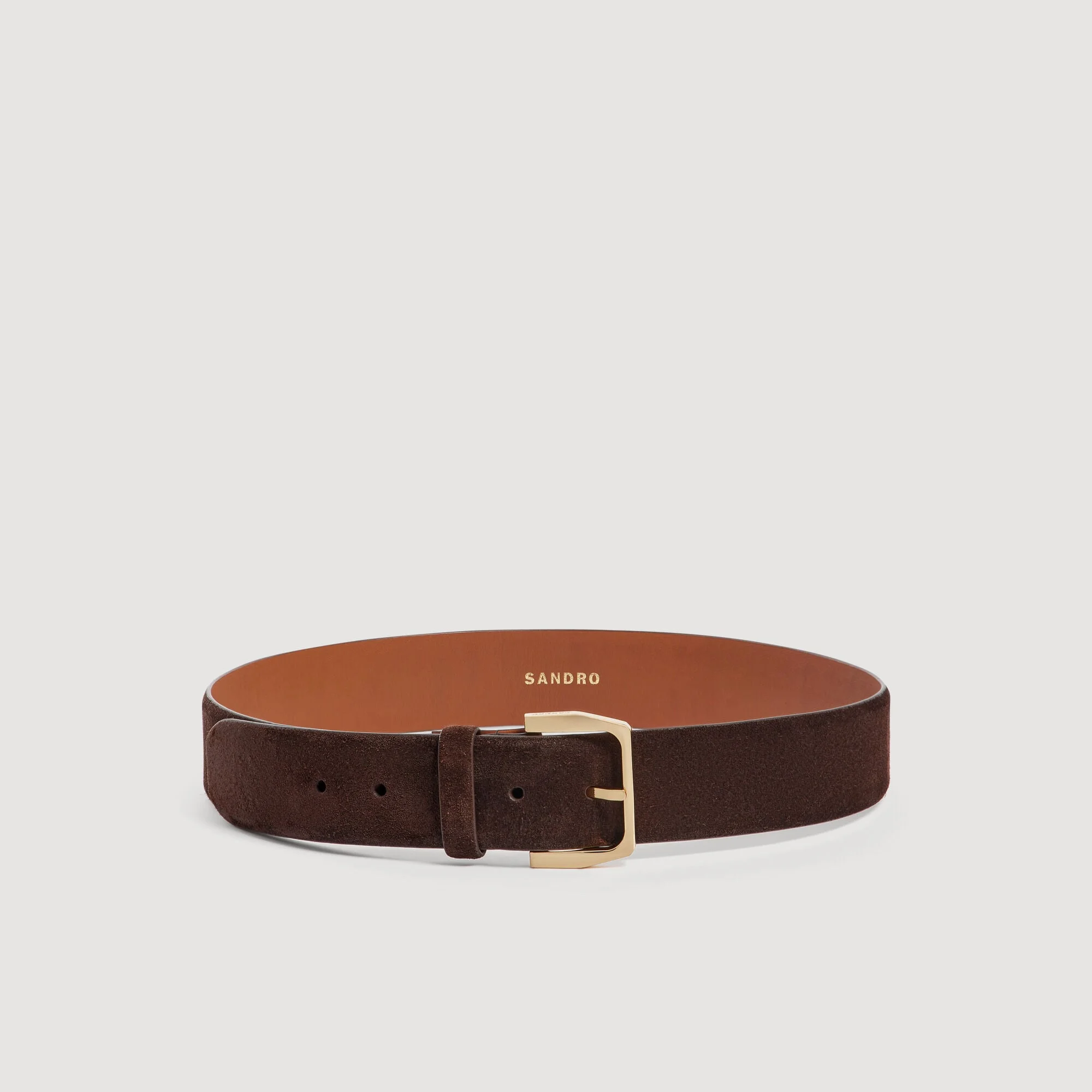 WIDE SUEDE BELT - 1