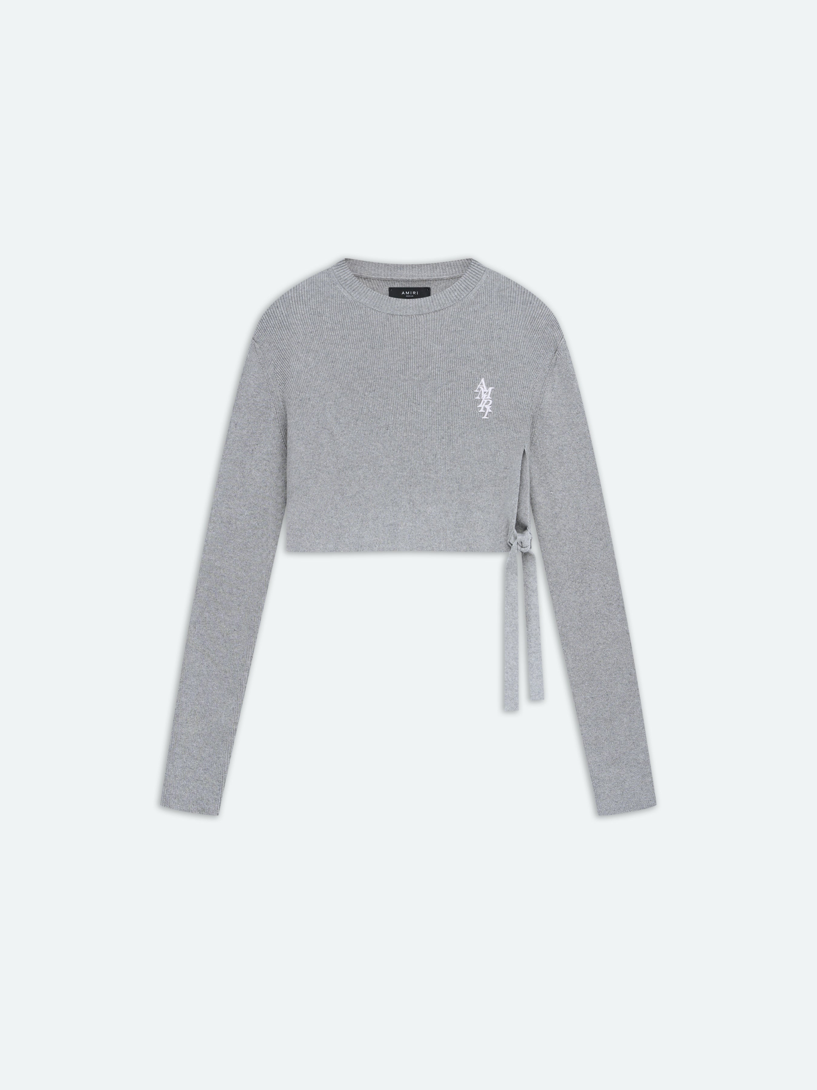 AMIRI STACK CROPPED CREWNECK - 1