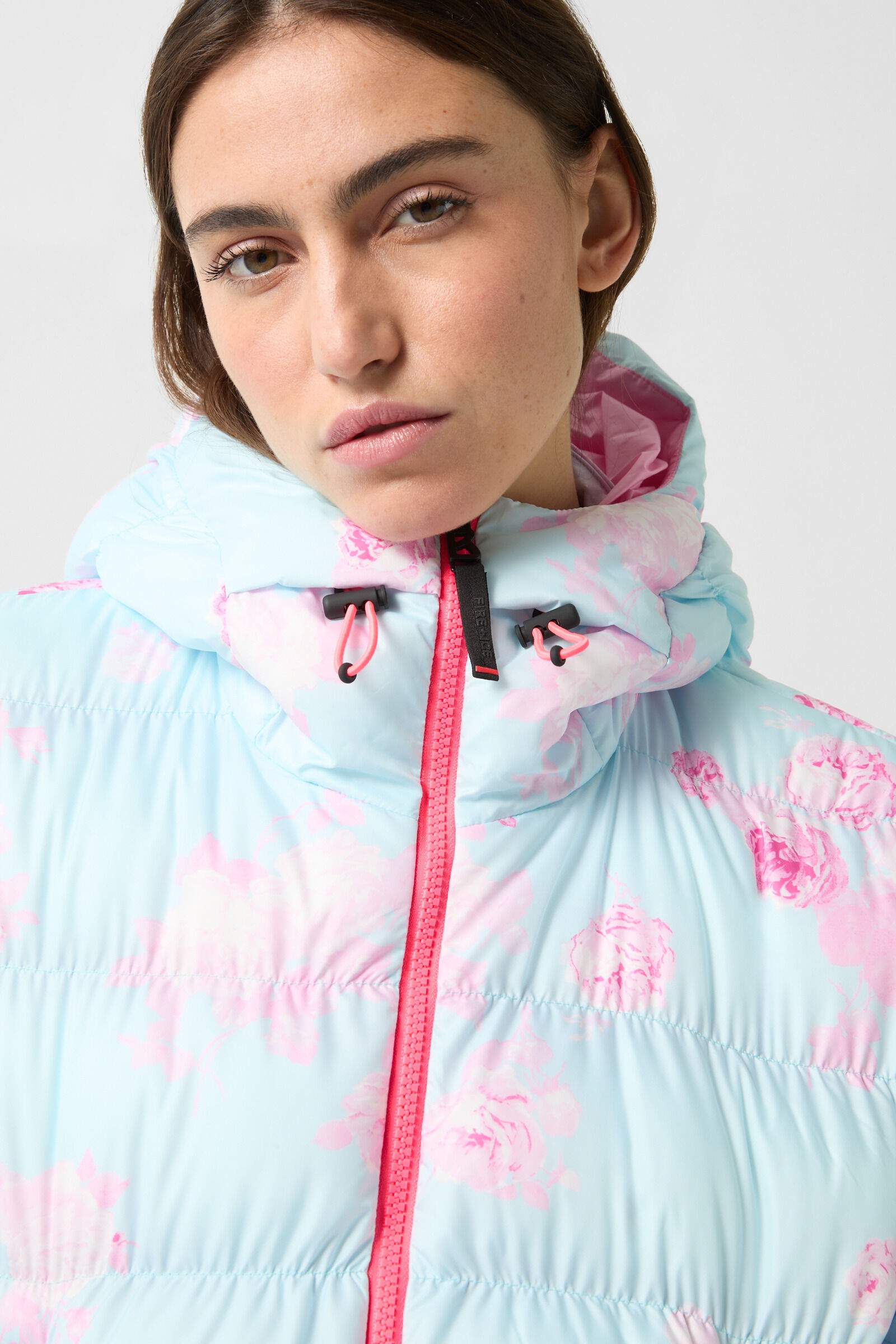 Rosetta Quilted jacket in Light blue/Rose - 6