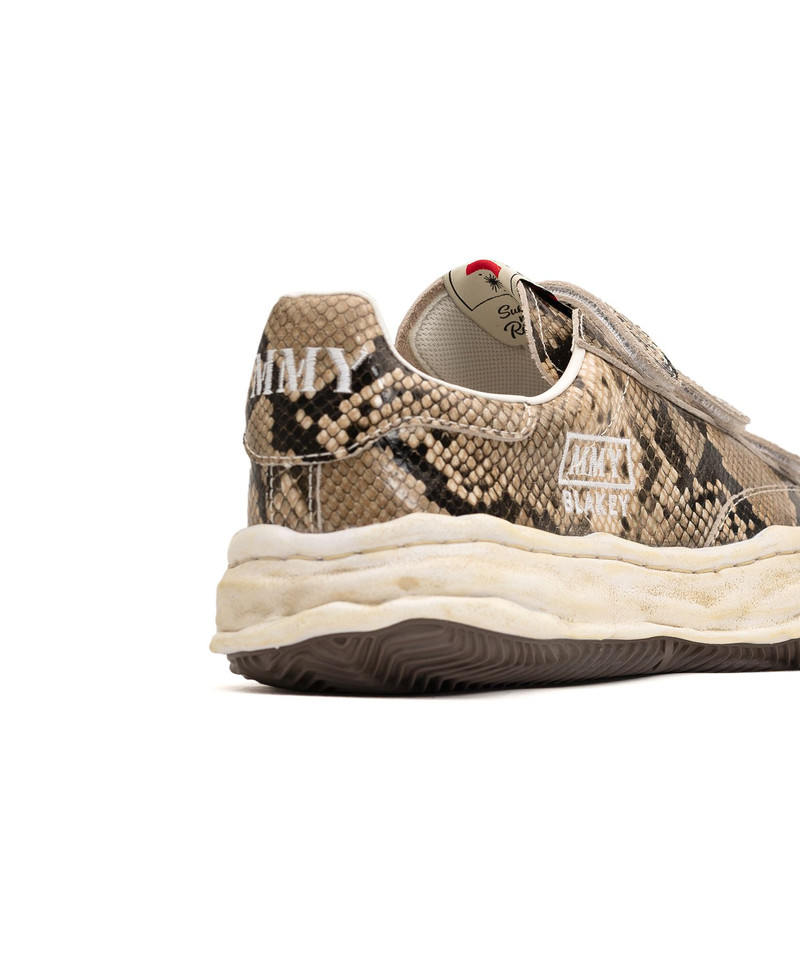 "BLAKEY" OG Sole Python Printed Leather Low-top Sneaker 18