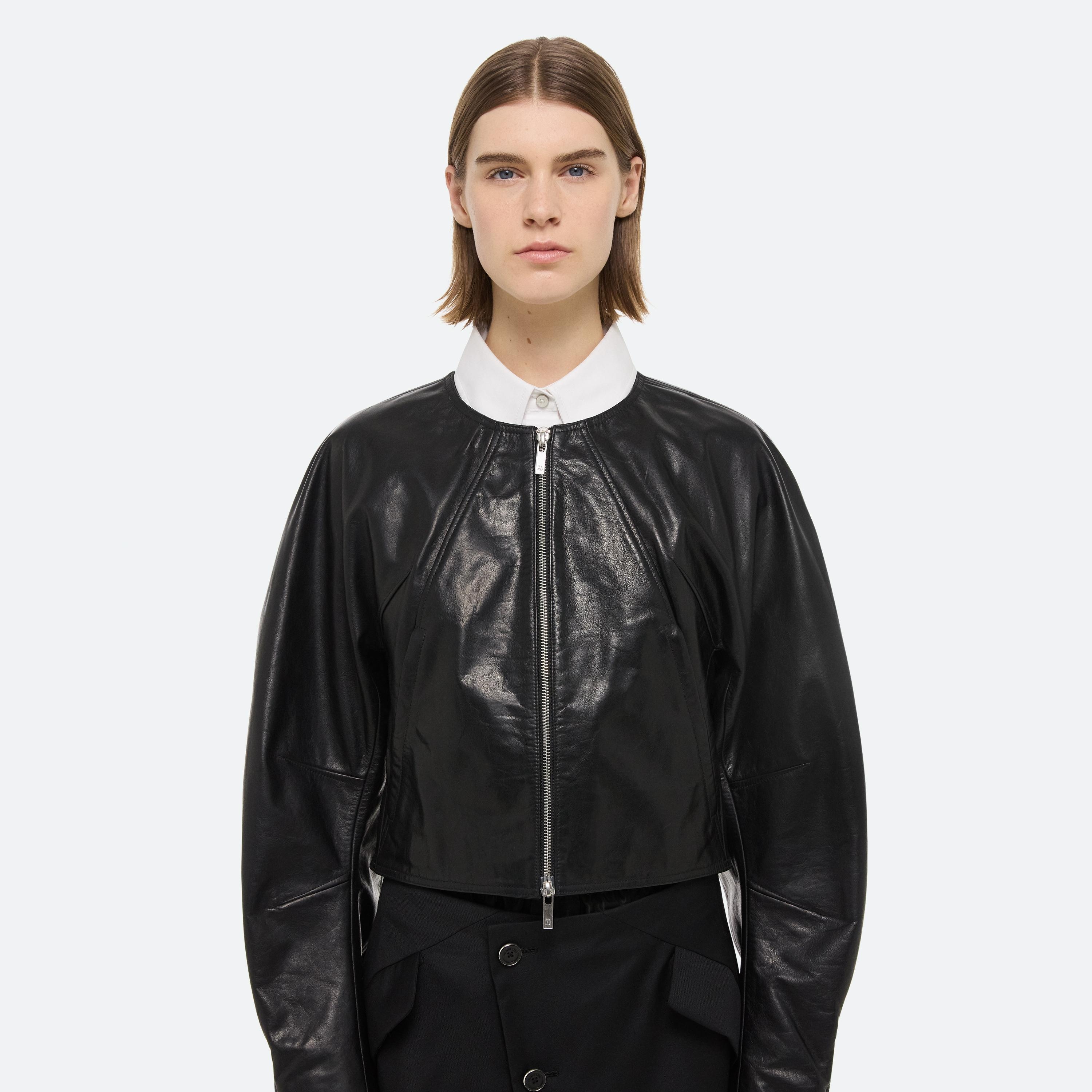ARTICULATED LEATHER JACKET - 6