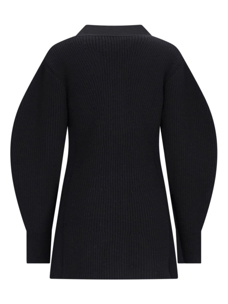 Jil Sander ribbed-knit cardigan outlook