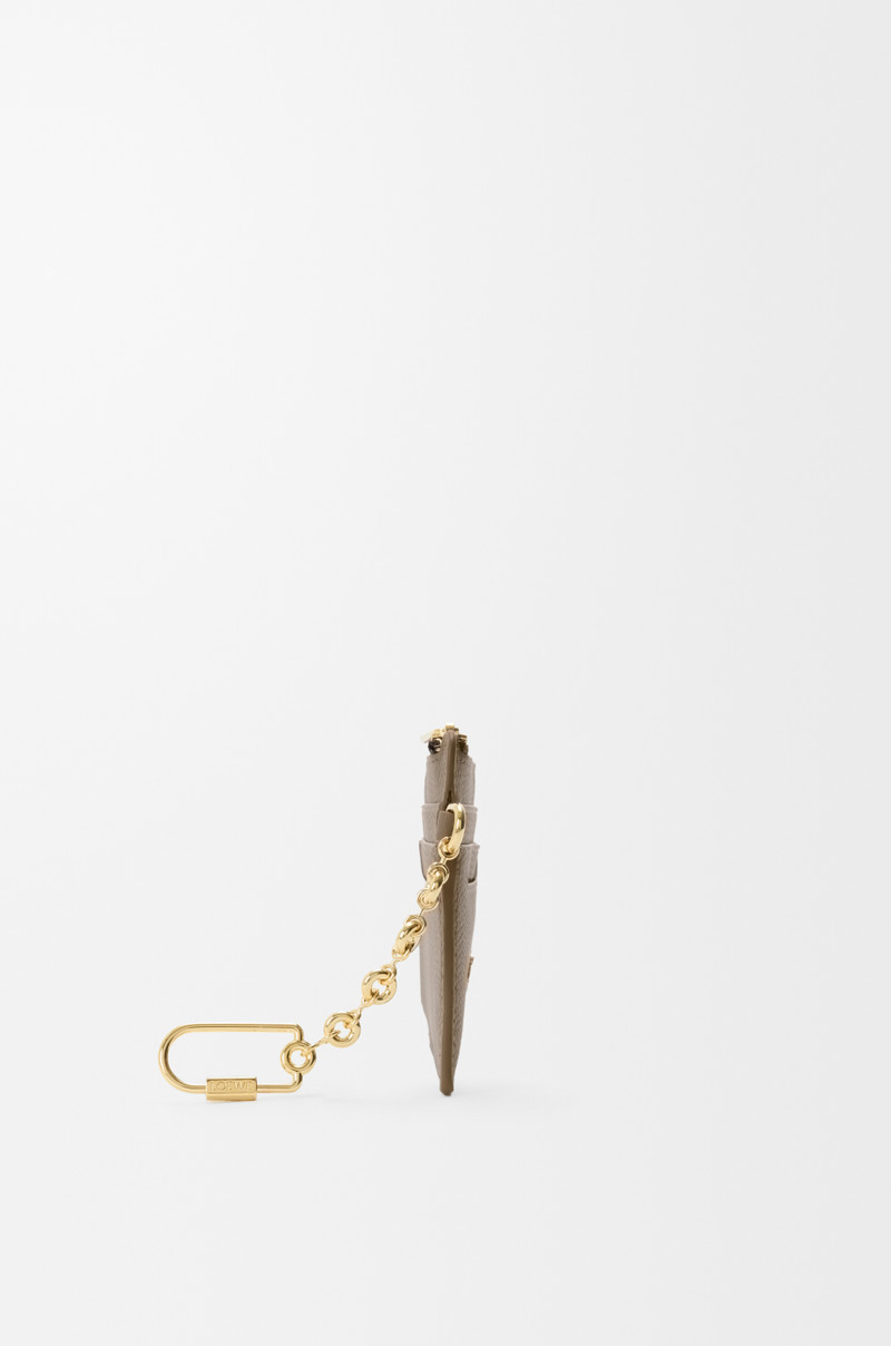 Loewe Anagram square coin cardholder in pebble grained calfskin outlook