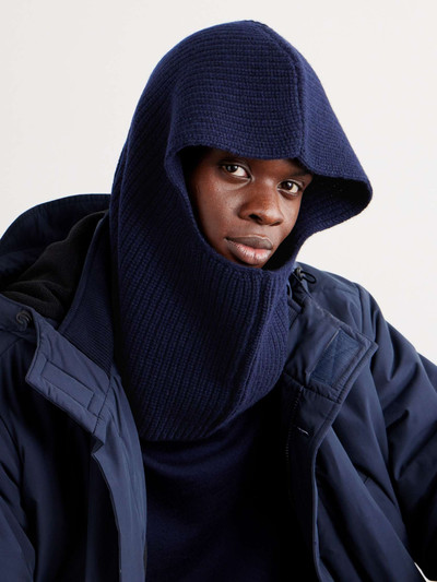 A.P.C. Sacha Ribbed Merino Wool and Cashmere-Blend Balaclava outlook