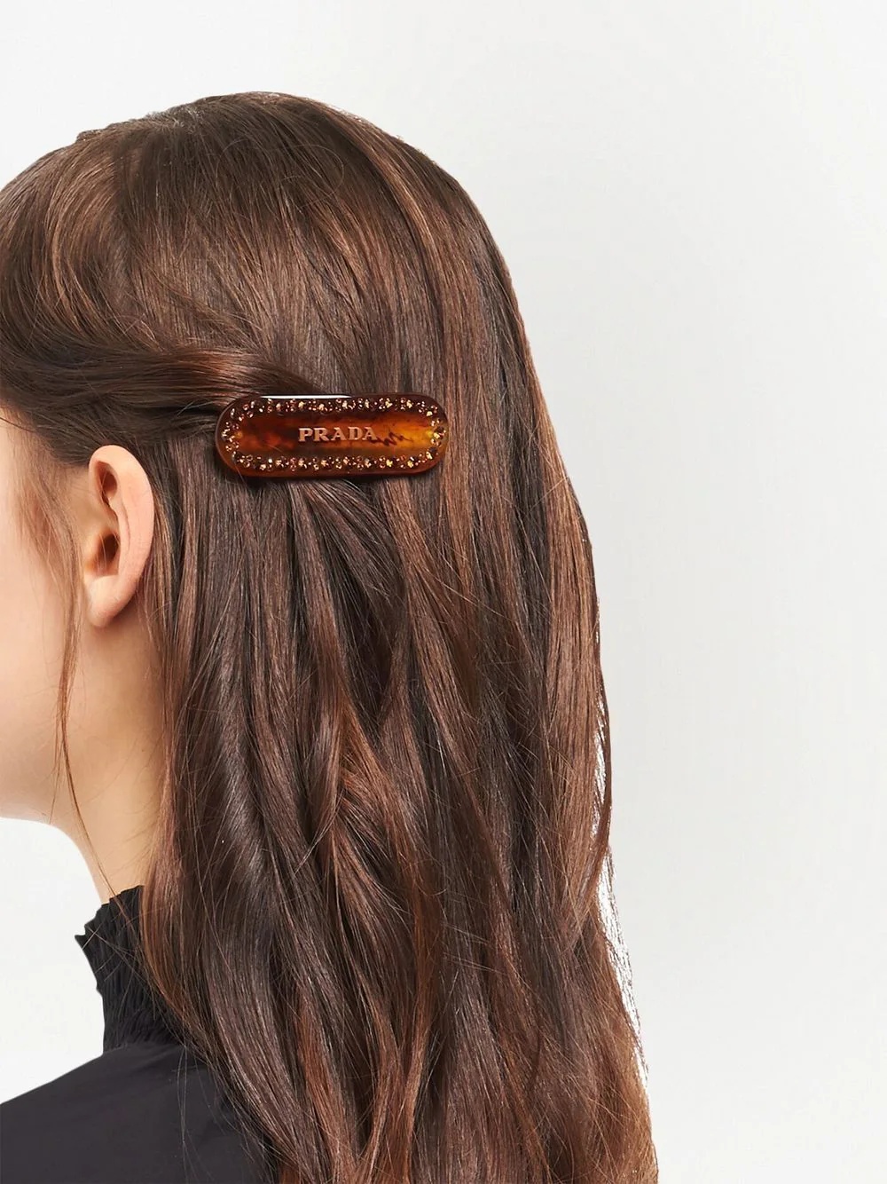 embellished-logo hairclip - 2