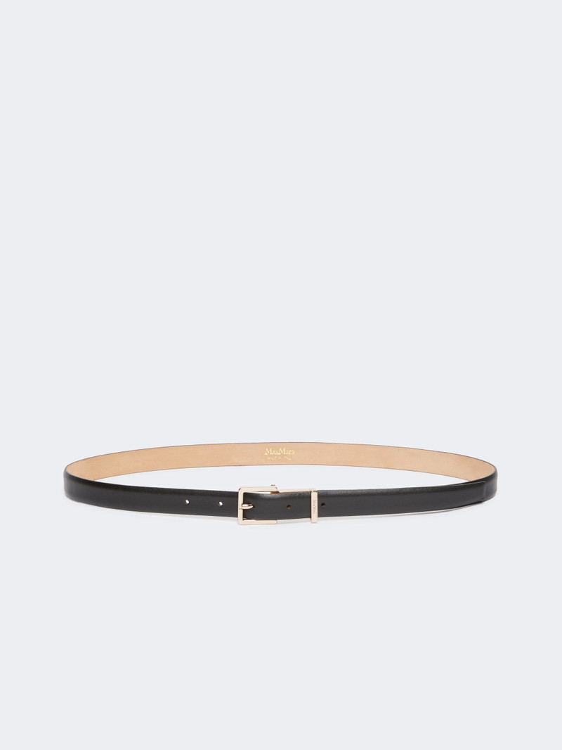 GRAZIA Leather belt - BLACK 1
