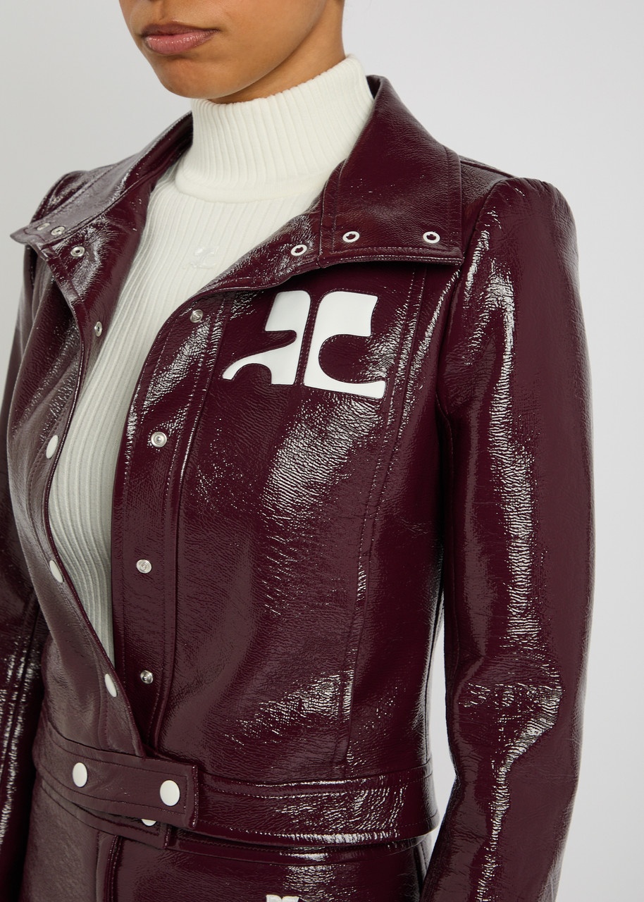 Courrèges Reedition Crinkled Vinyl Jacket - 5