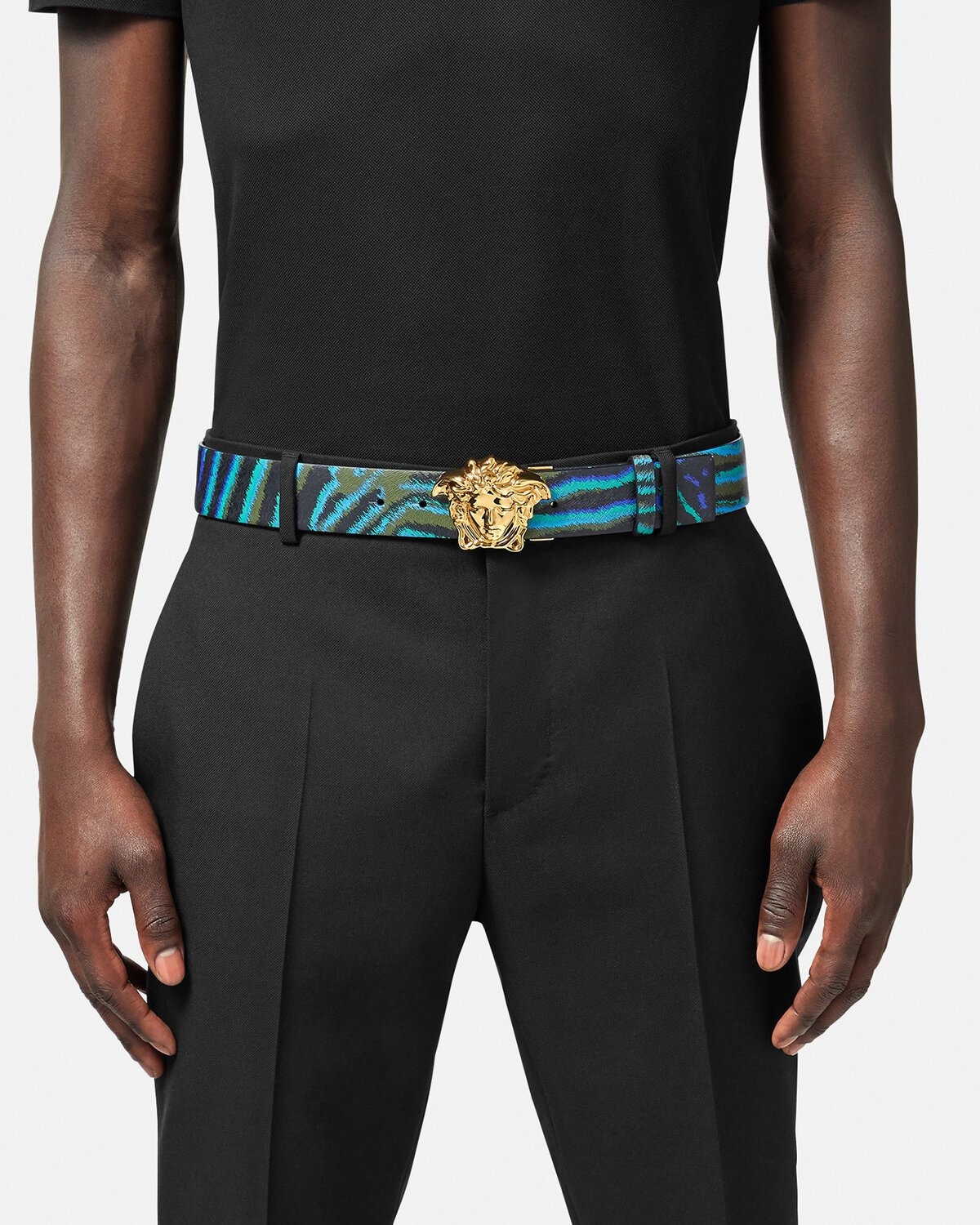 Tiger La Medusa Leather Belt - 3