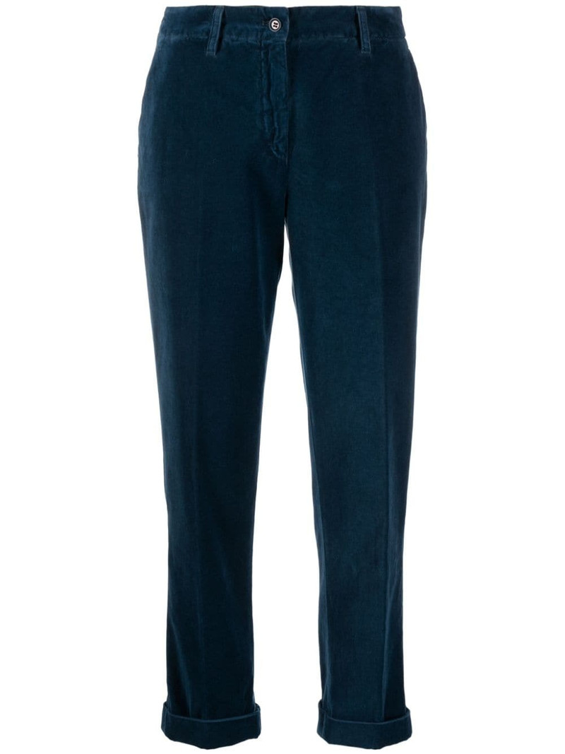 pressed-crease slim-cut trousers 1