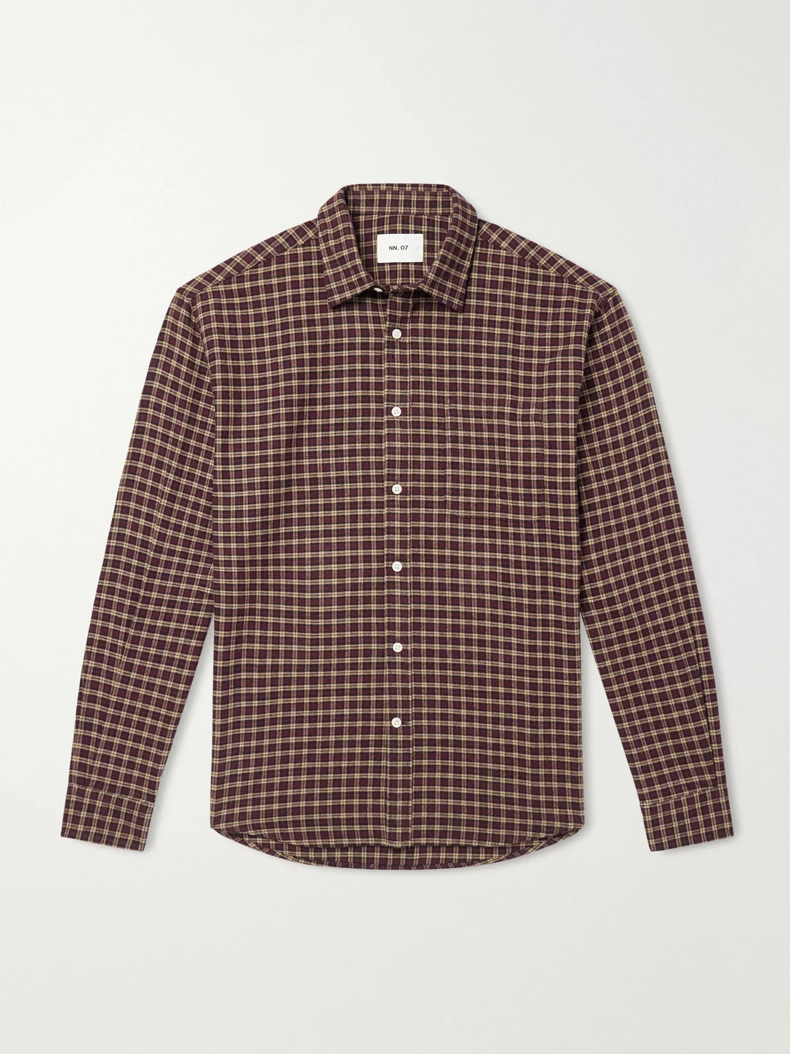 Deon 5465 Checked Organic Cotton-Flannel Shirt - 1