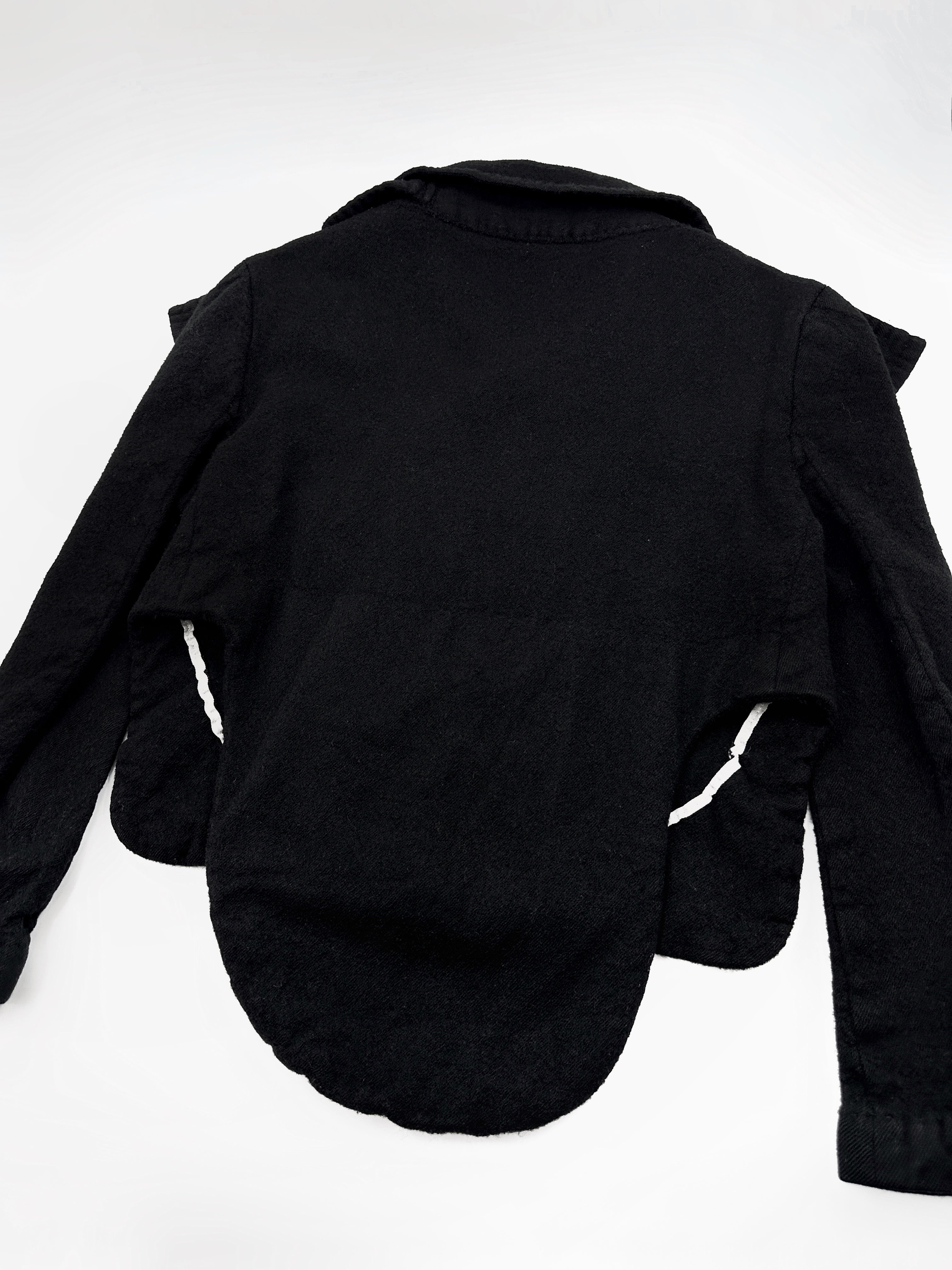 Yohji Yamamoto Fall 2006 Runway Oversized Wool Cropped Jacket 1 - 14