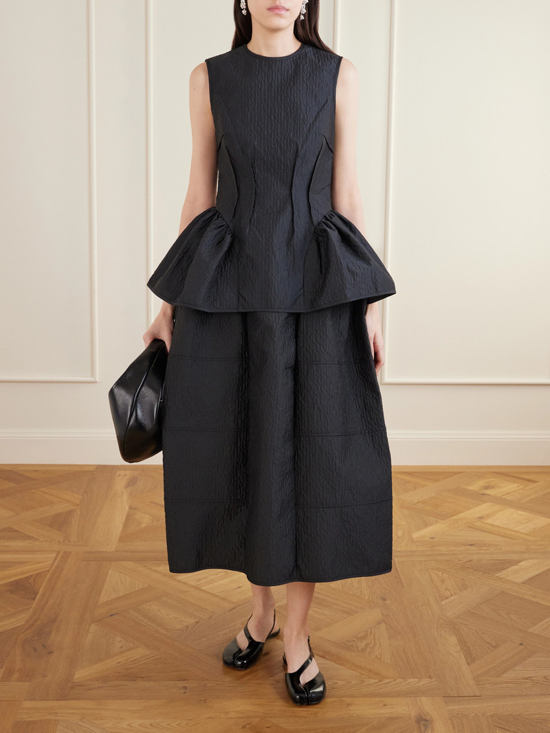 CECILIE BAHNSEN Daimi Ruffled Cloqué Top outlook