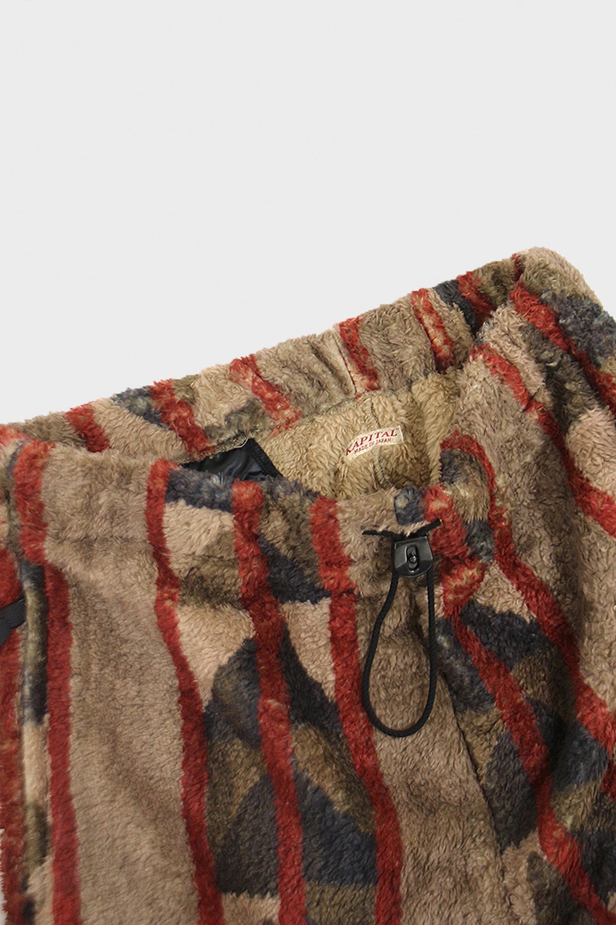 PUEBLO STRIPE FLEECE EASY PANTS - 4