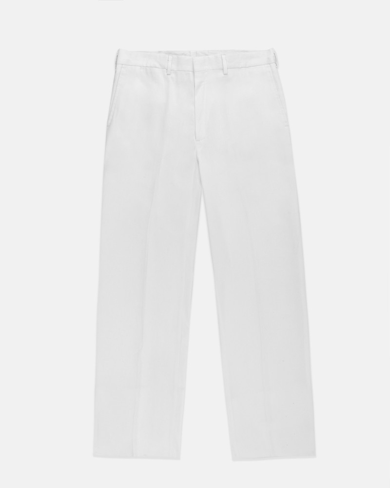 MADE-IN-USA WHITE COTTON DUCK PANT 3