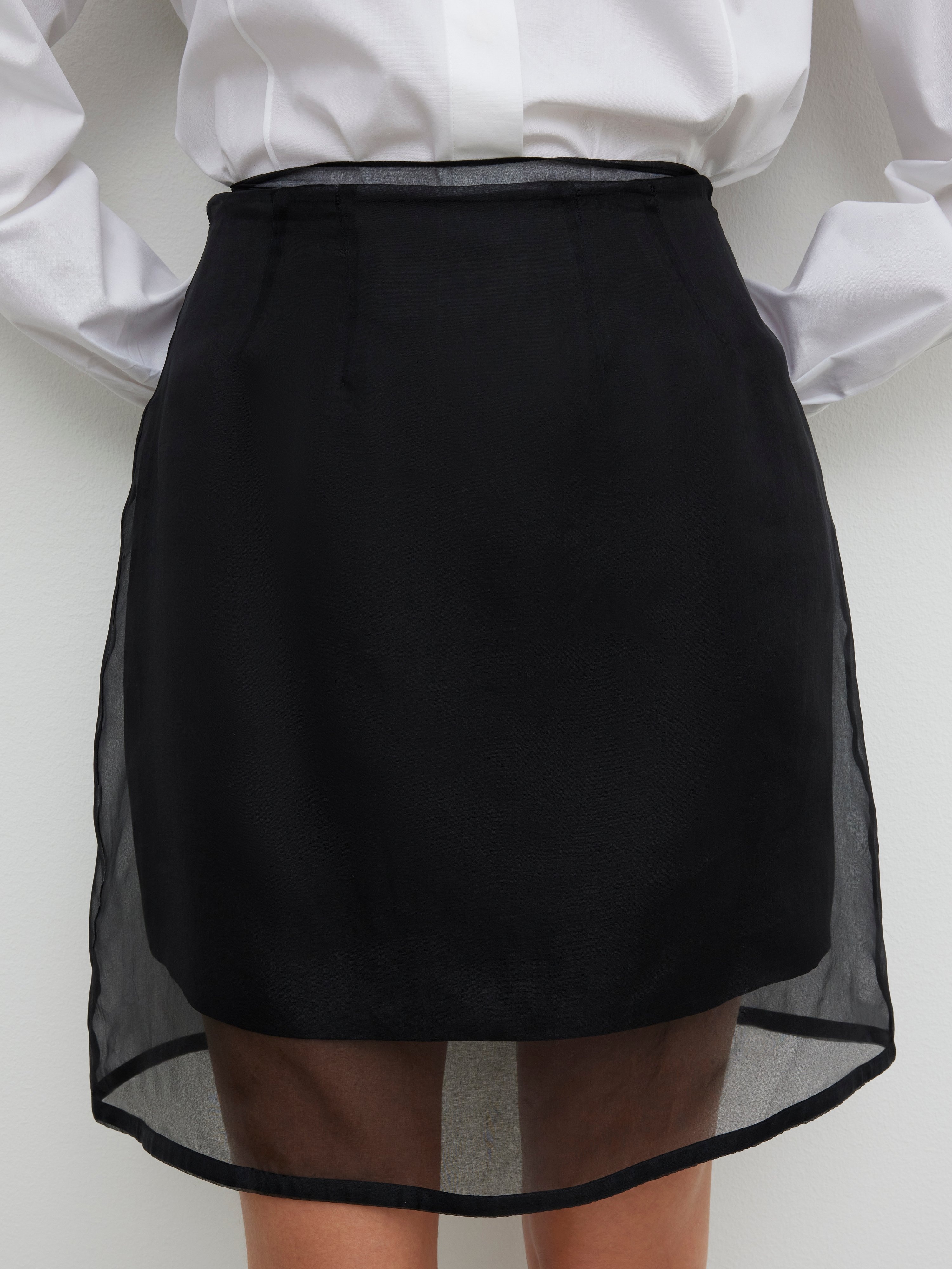 Organza mini skirt - 3