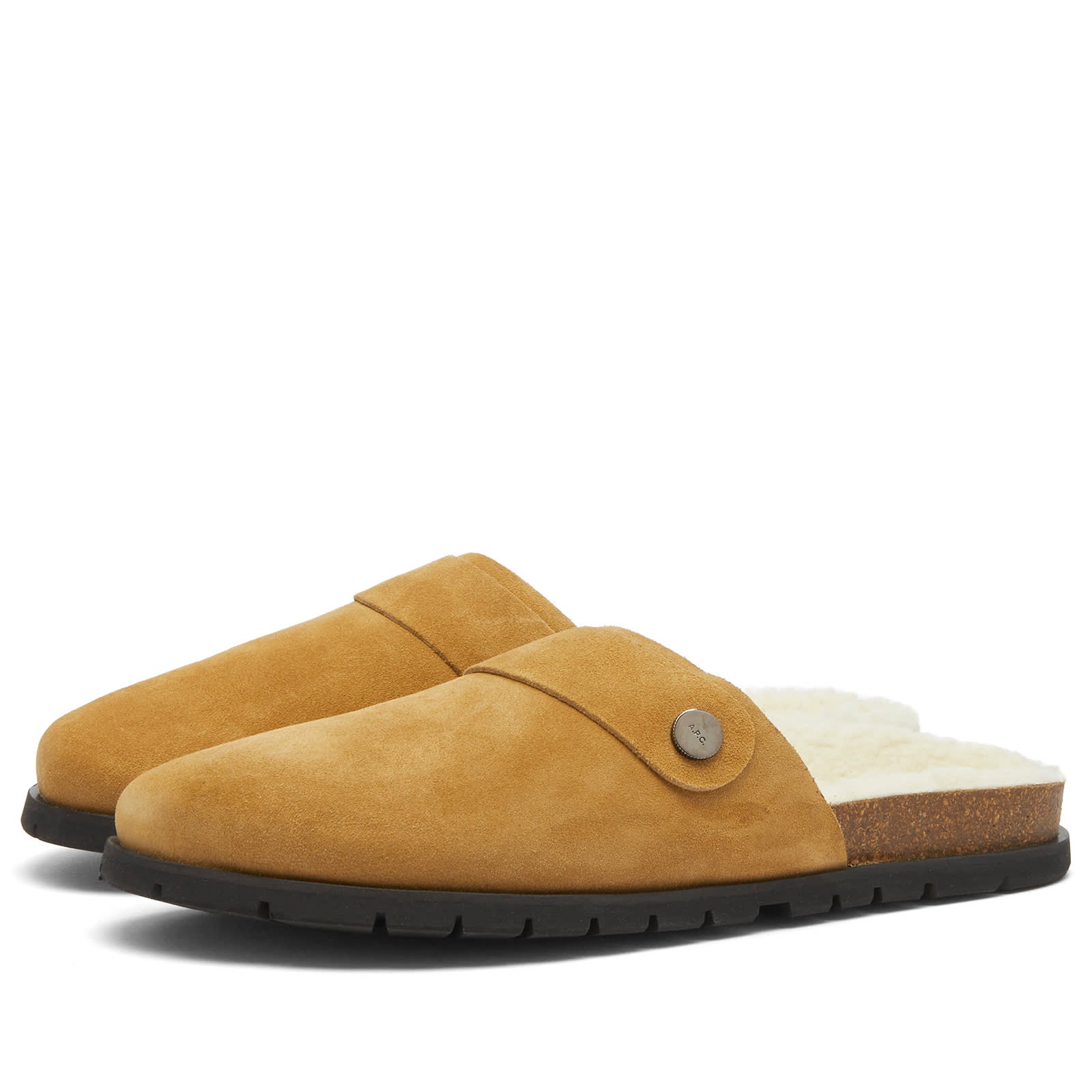 A.P.C. Danny Suede Mule - 2