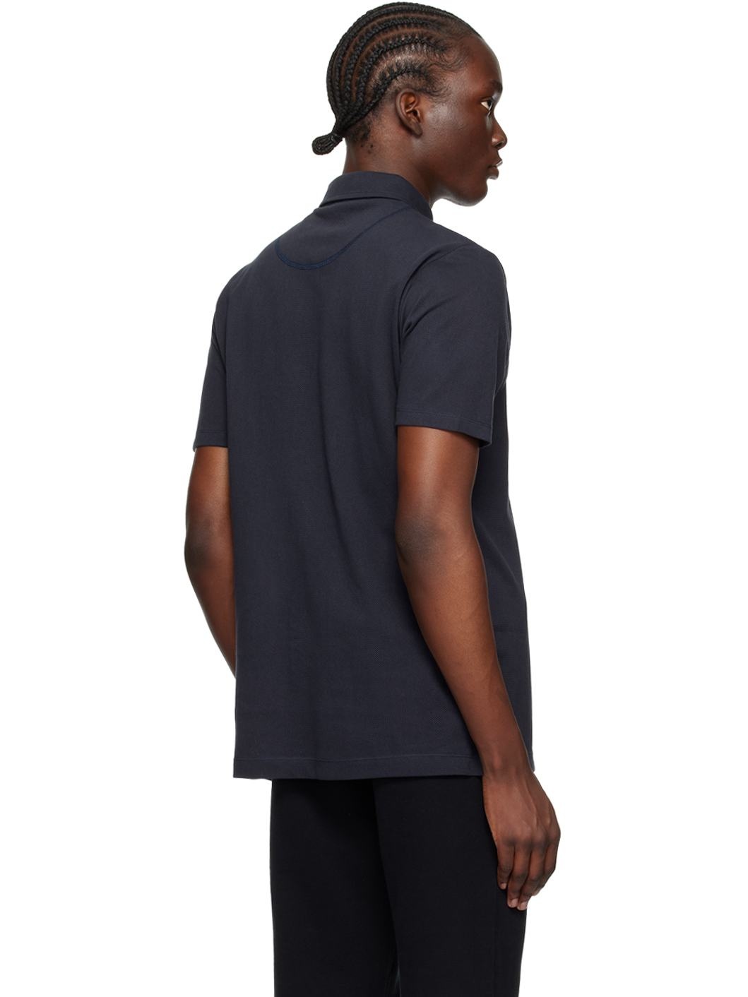 Navy Riviera Polo - 3