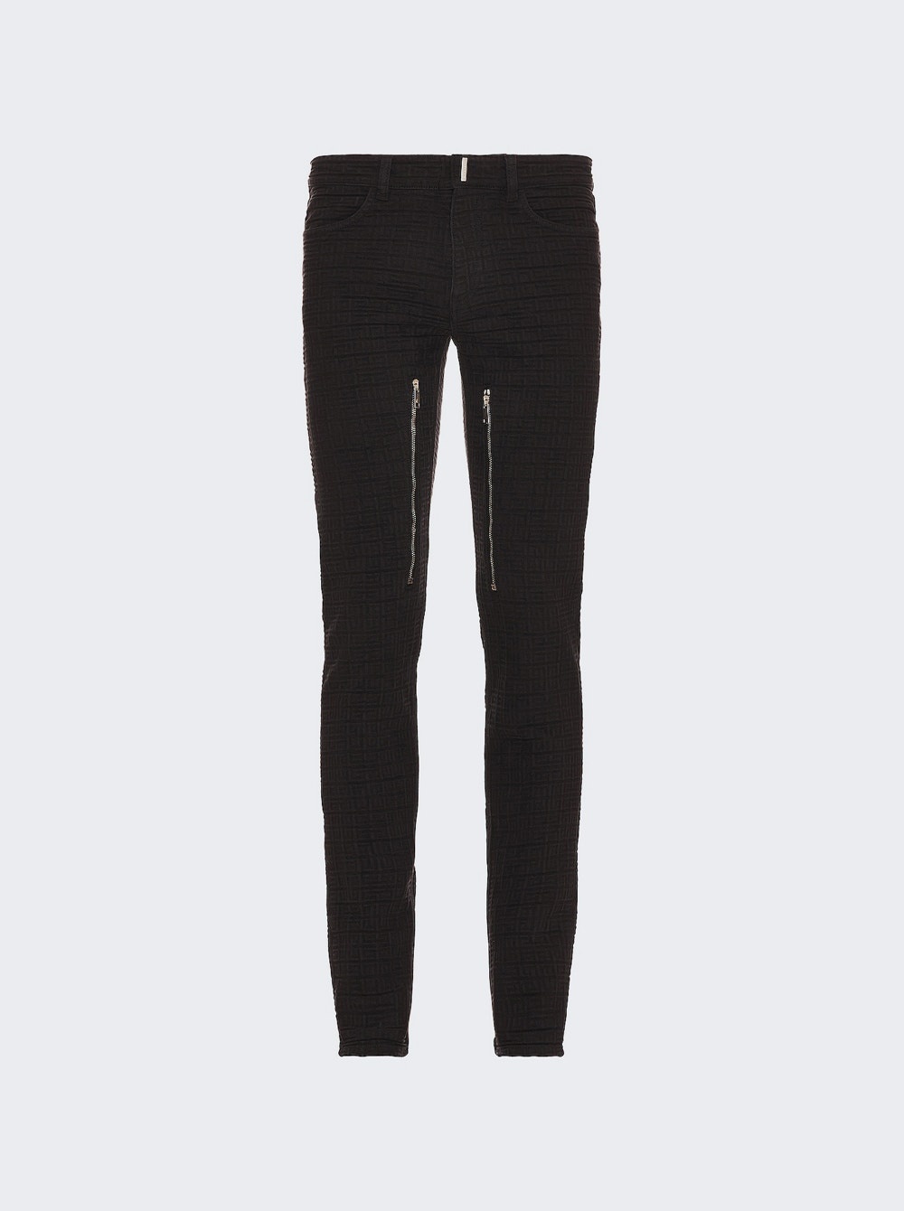 Slim Fit Denim Trousers Black - 1