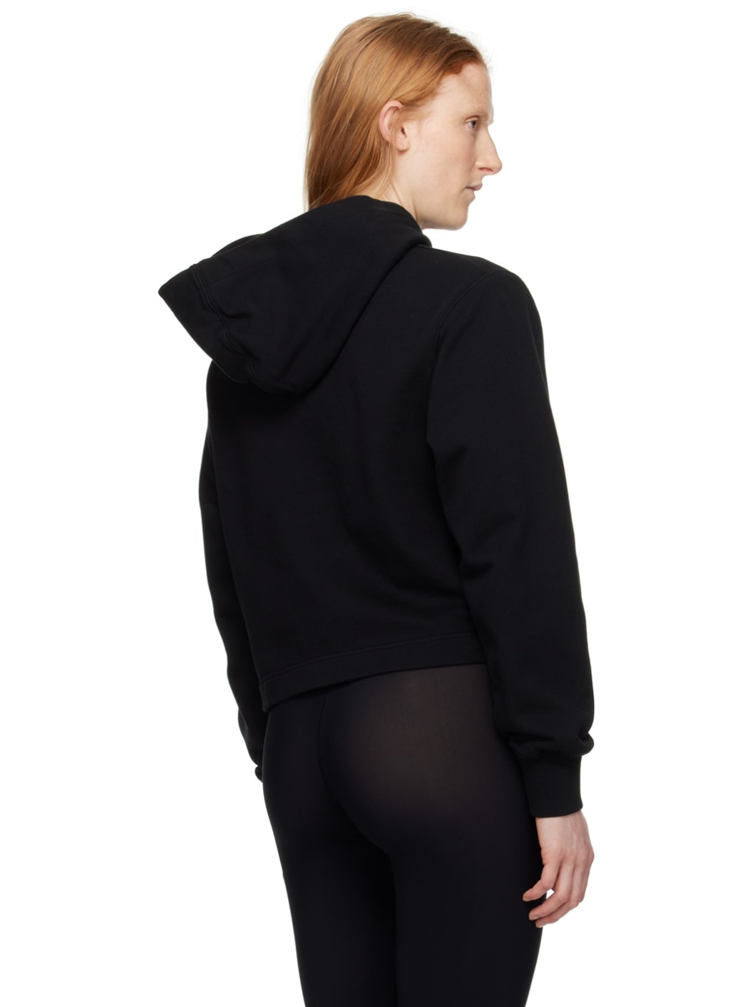 Black Button Hoodie - 3