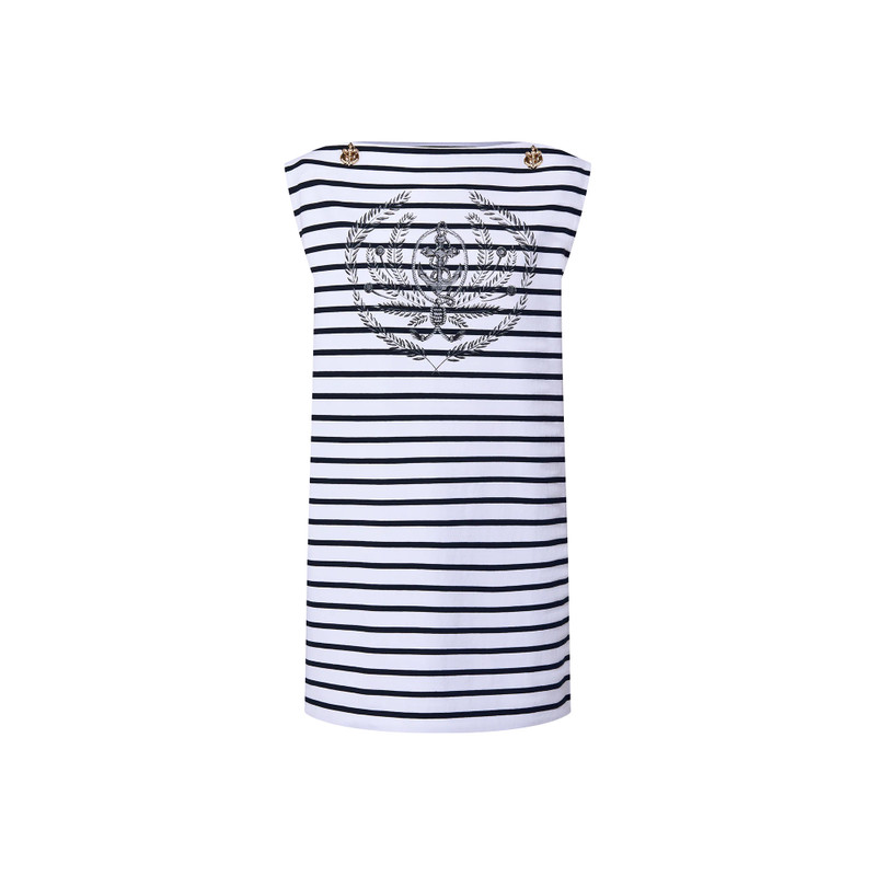 Striped Anchor T-Shirt Dress 1