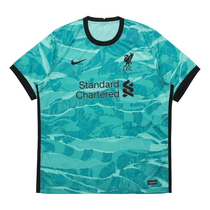 Nike 2020/21 Season Liverpool Away Fan Edition Soccer/Football Jersey Green CZ2635-354 - 1