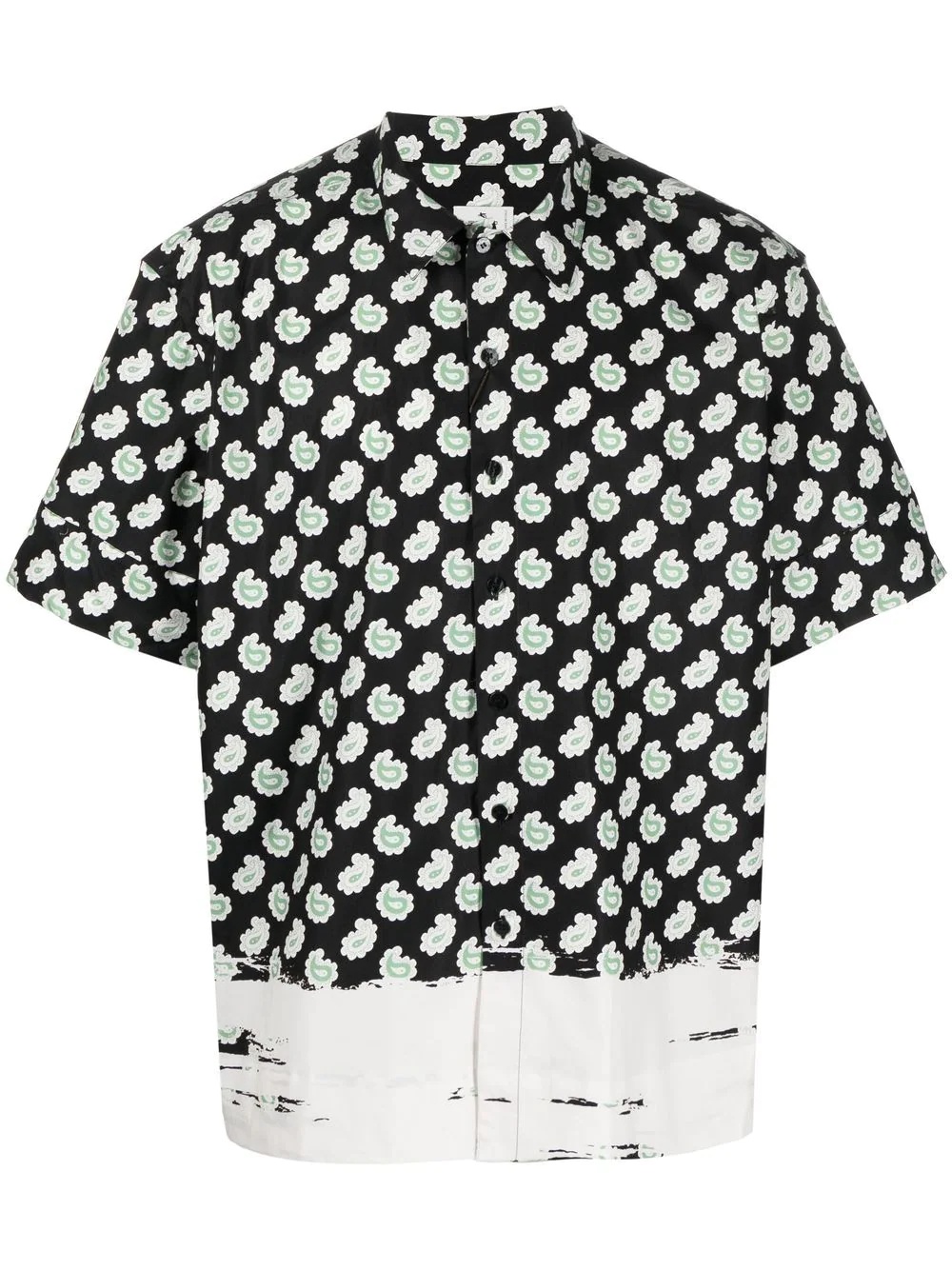 paisley short-sleeve shirt - 1