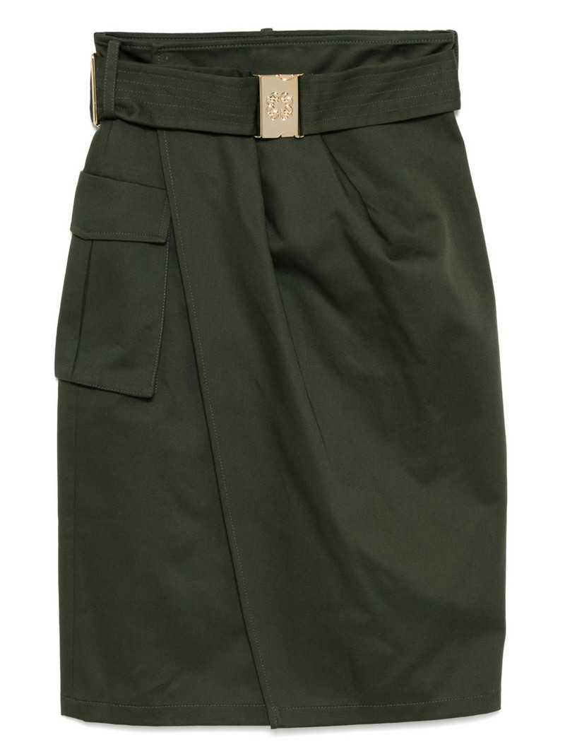 gabardine wrap skirt 1