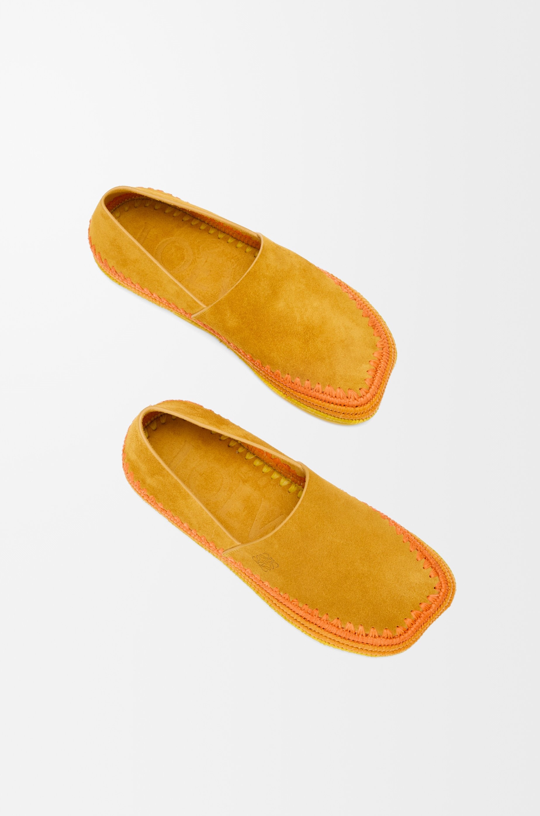 Rio slipper in suede and raffia - 4