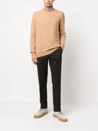 Ralph Lauren half-zip cashmere sweater outlook
