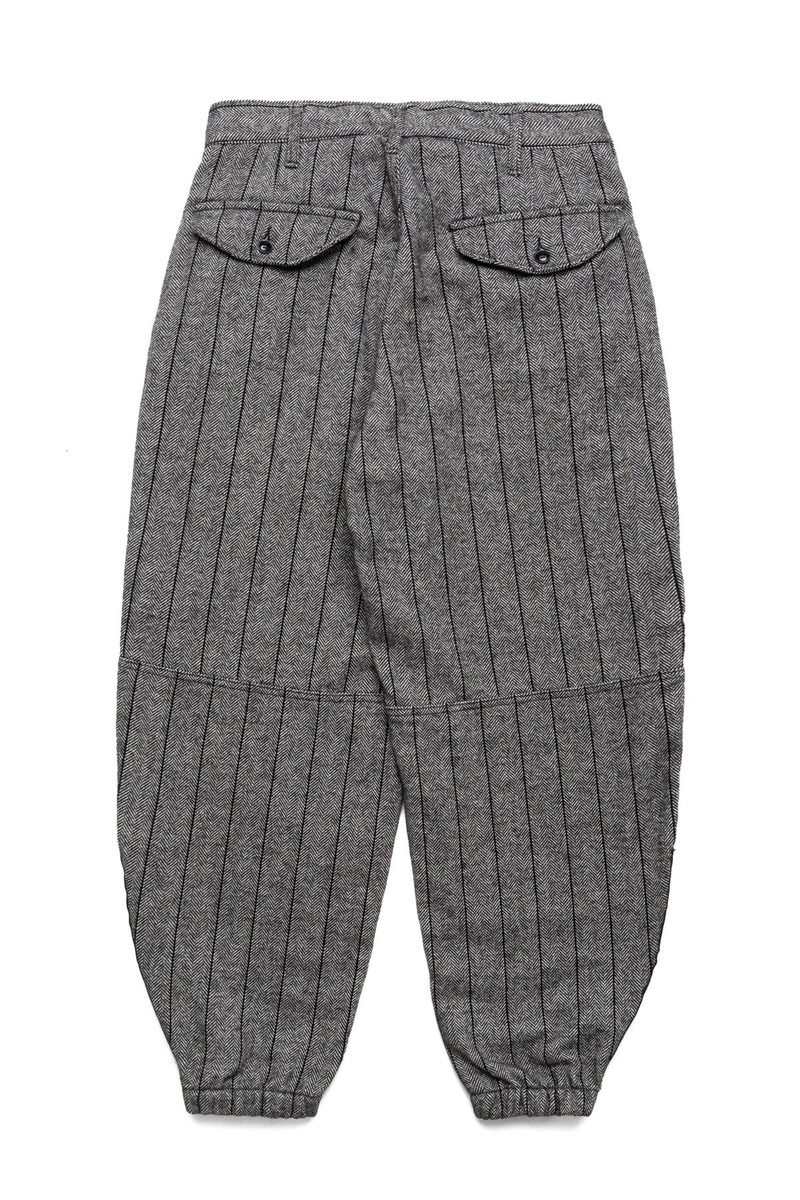 Engineered Garments IAC Pant Wool Striped HB - Dk. Grey outlook