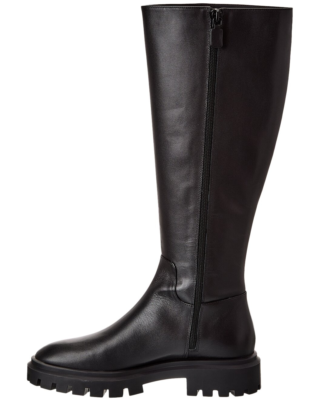 Stuart Weitzman Ultra Lug Leather Knee-High Boot - 2