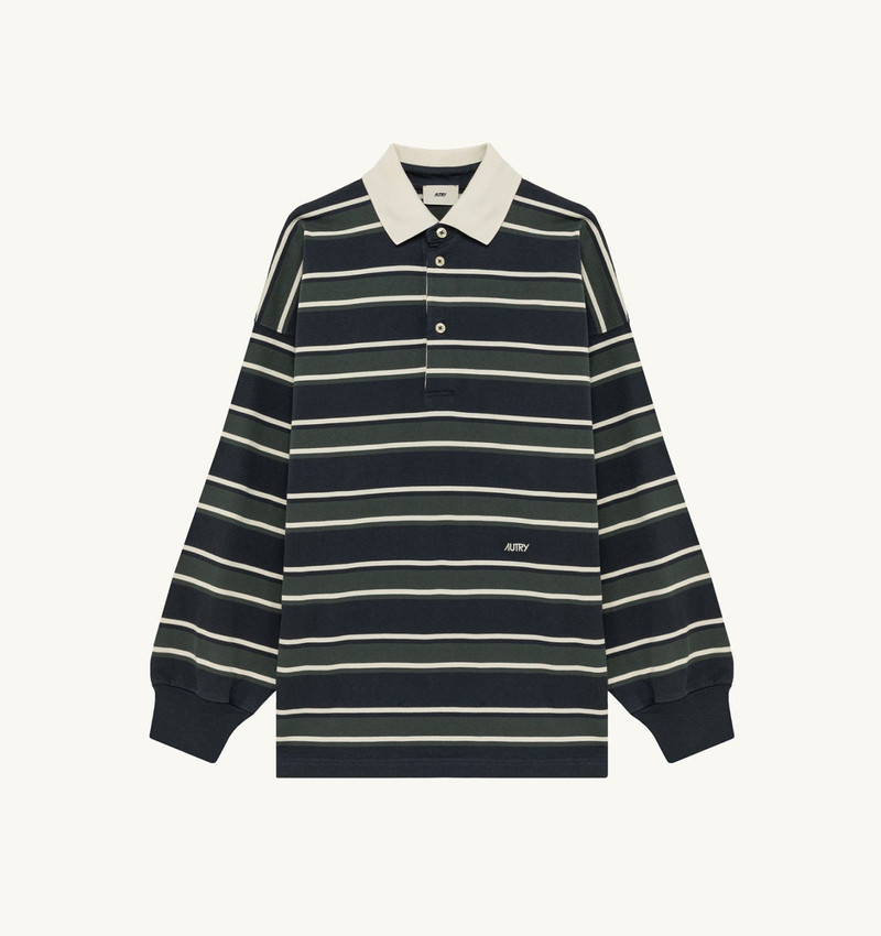 UNISEX STRIPED RUGBY POLO 1