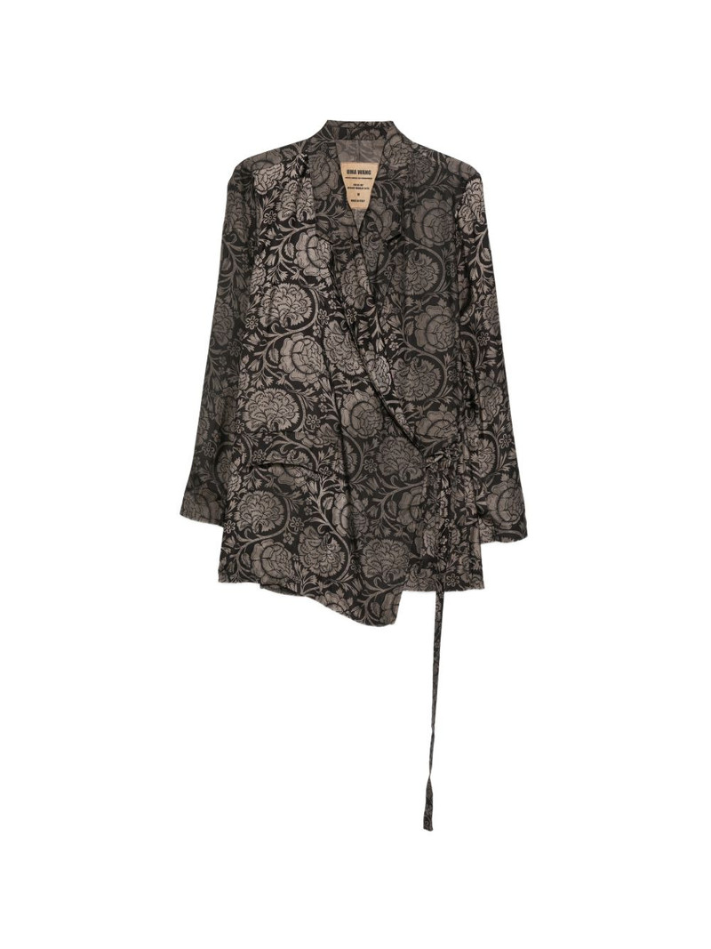 Khloe floral-print tie jacket 1