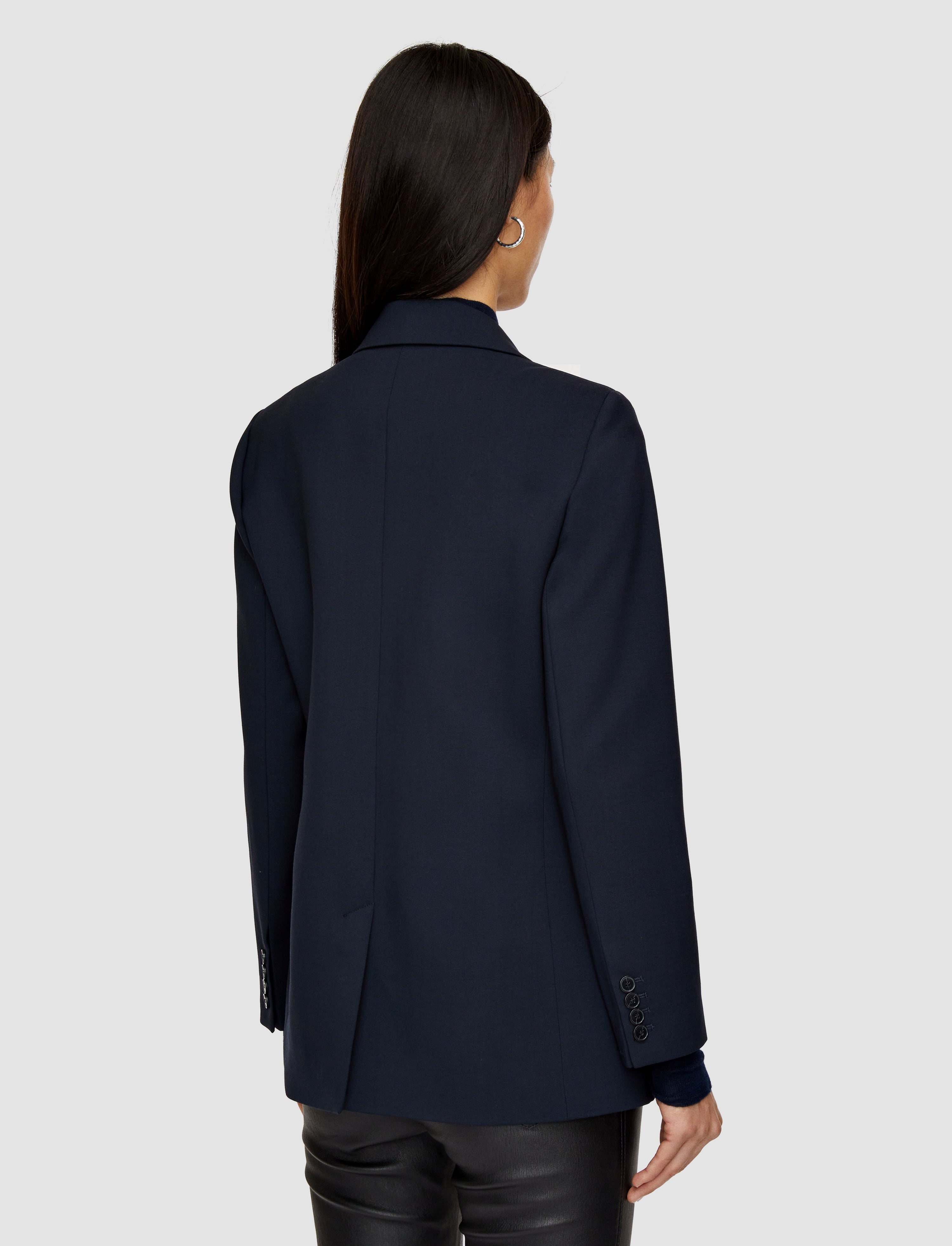 Tailoring Wool Stretch Jackie Jacket - 4