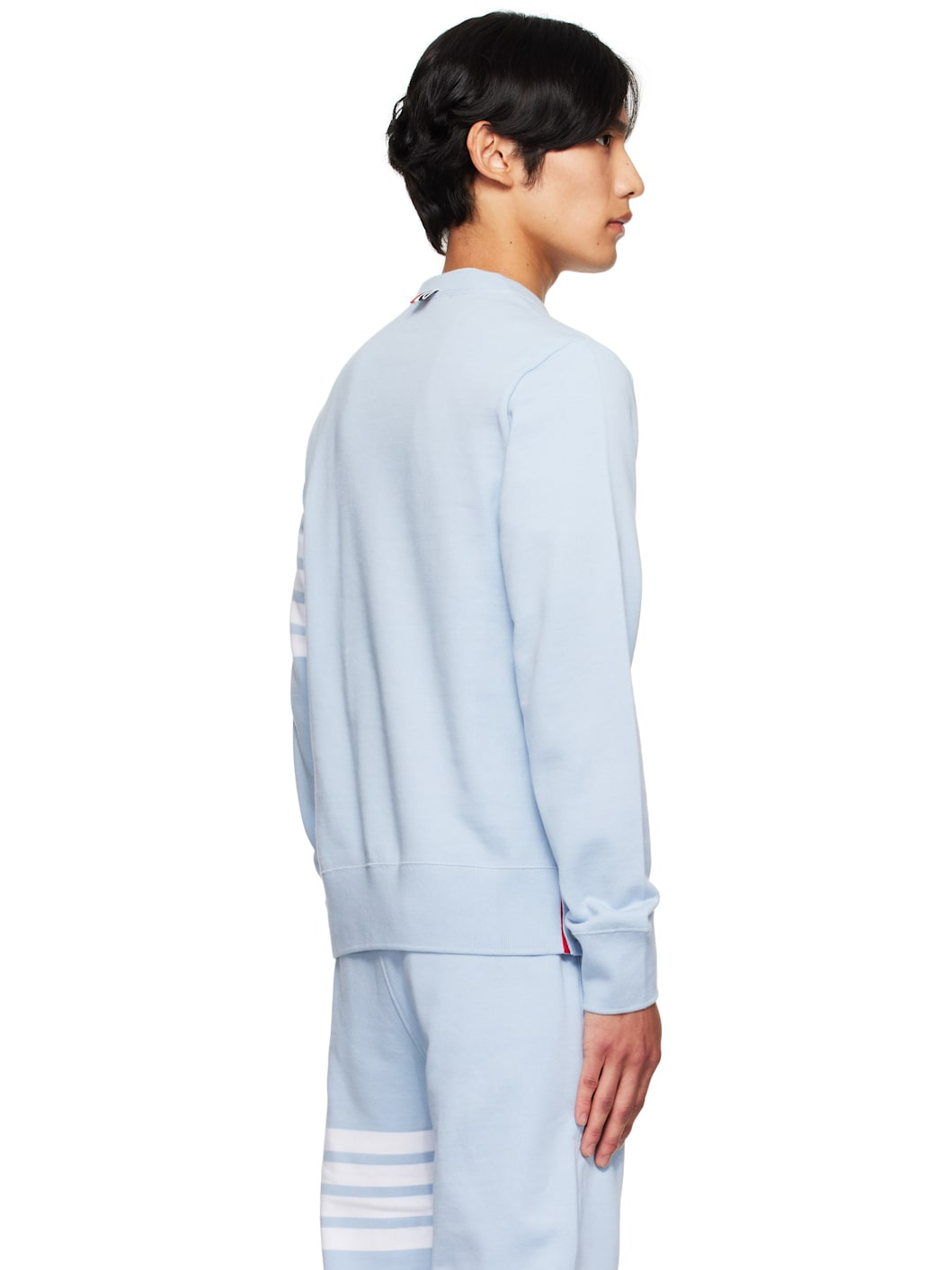 Blue Classic Loopback 4-Bar Sweatshirt - 3