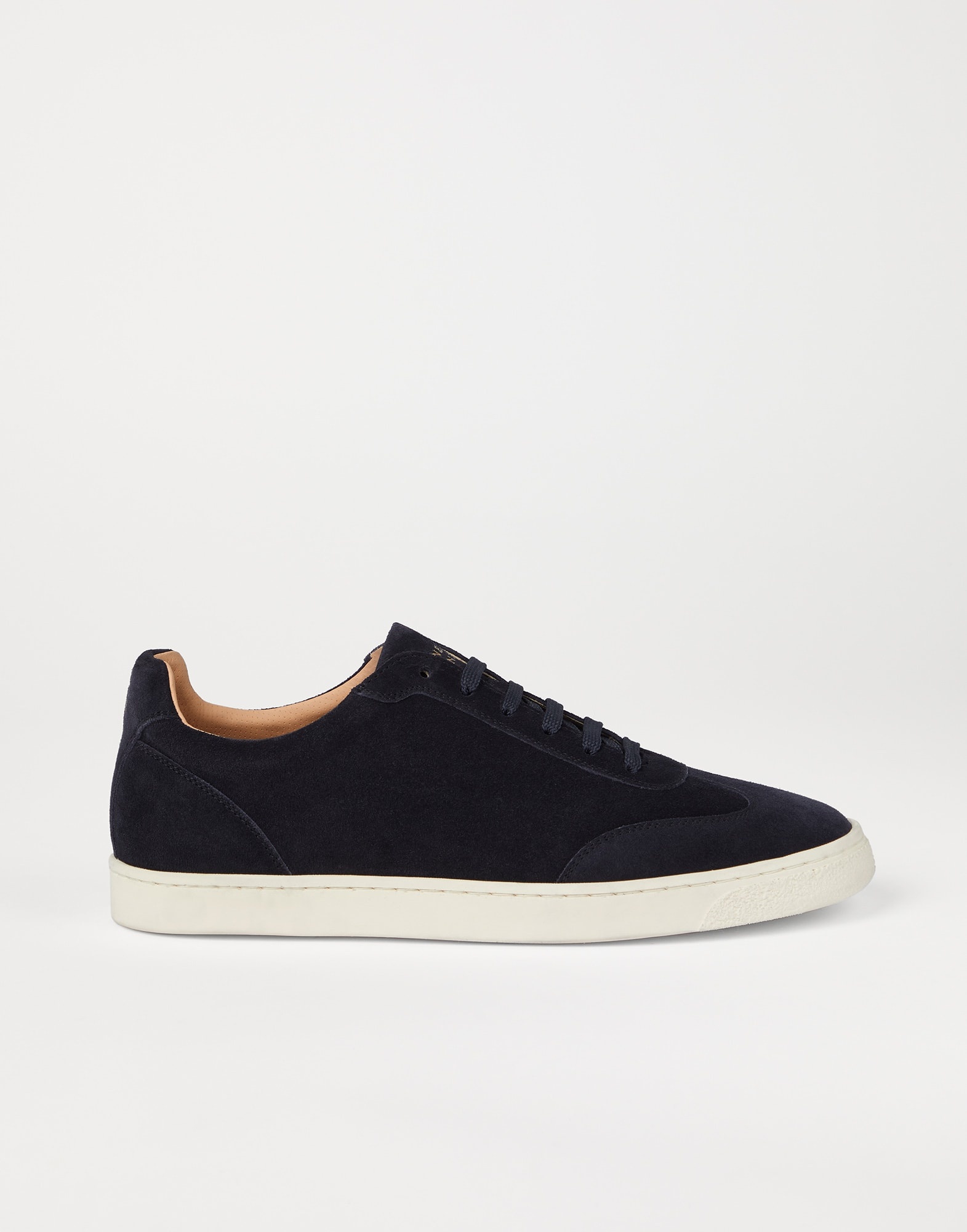 Washed suede sneakers with natural rubber sole - 5