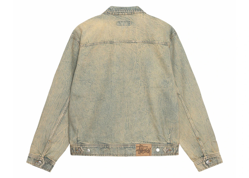 Stüssy Stussy Denim Zip Work Jacket Beach Wash outlook