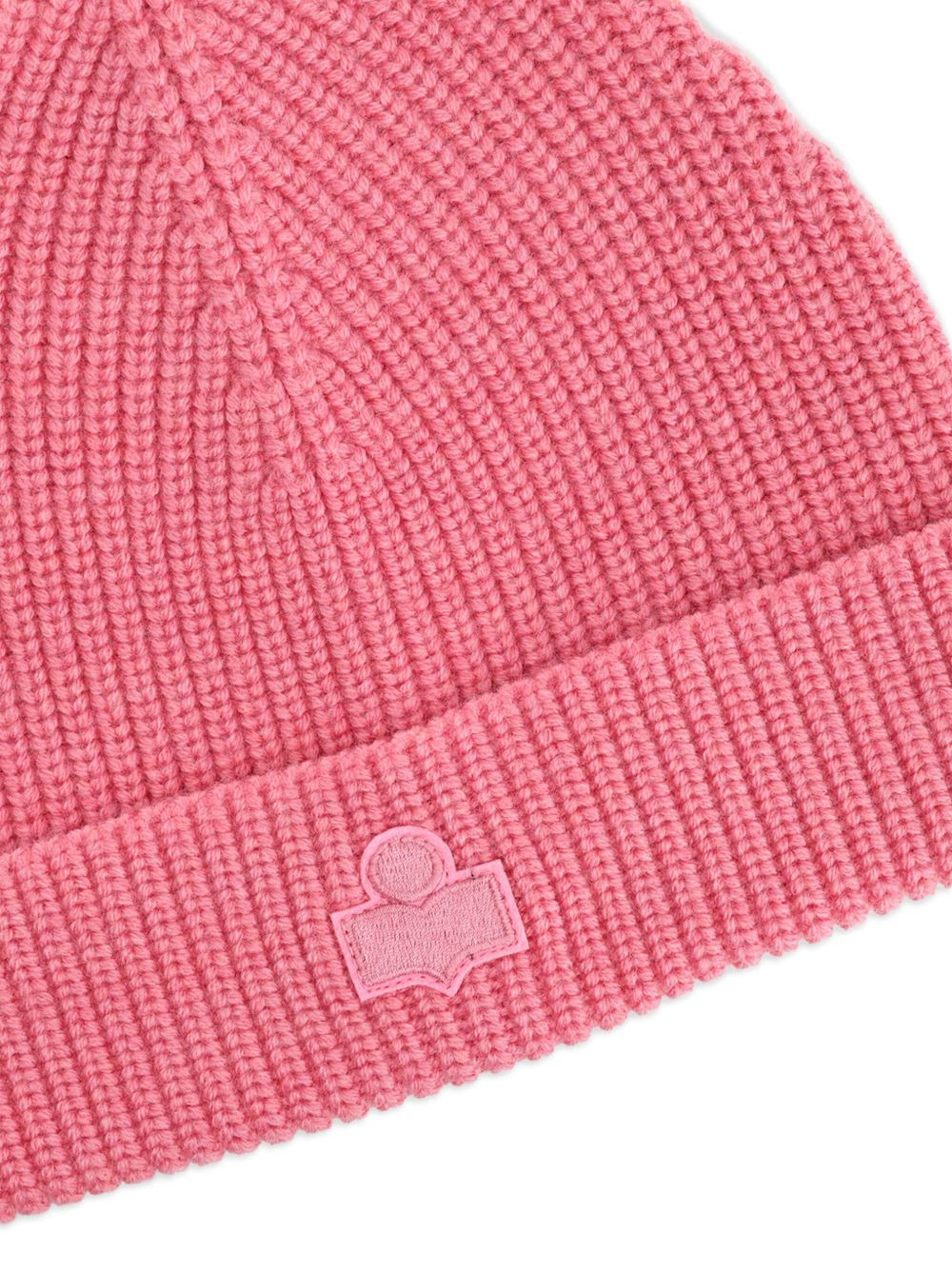 ribbed-knit logo beanie - 3