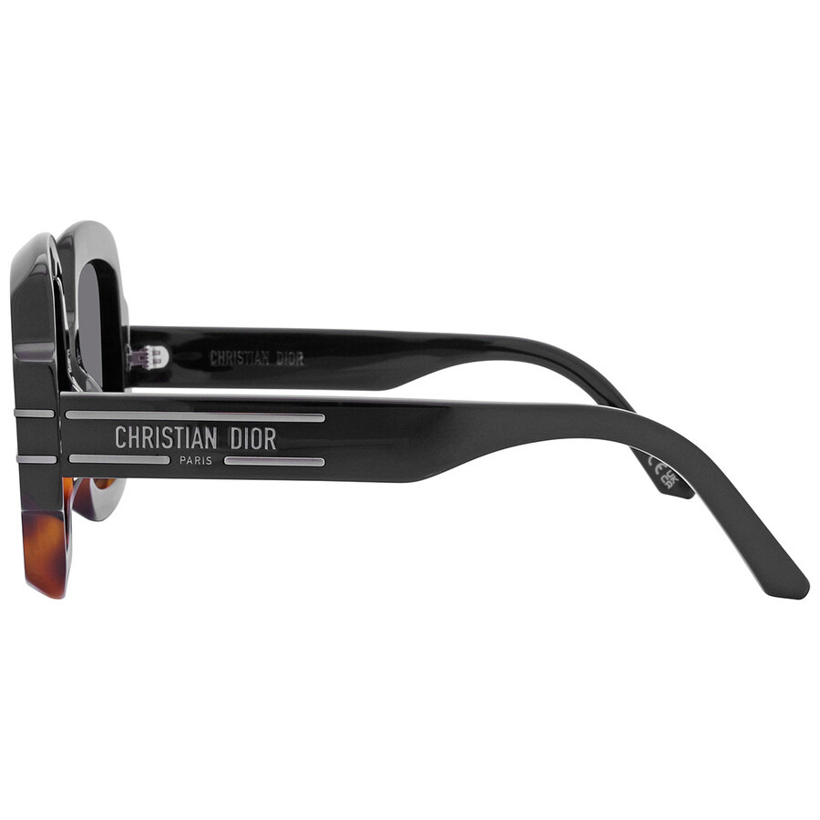 Open Box - Dior DIORSIGNATURE S1U Grey Butterfly Ladies Sunglasses CD40049U 05A 55 - 4