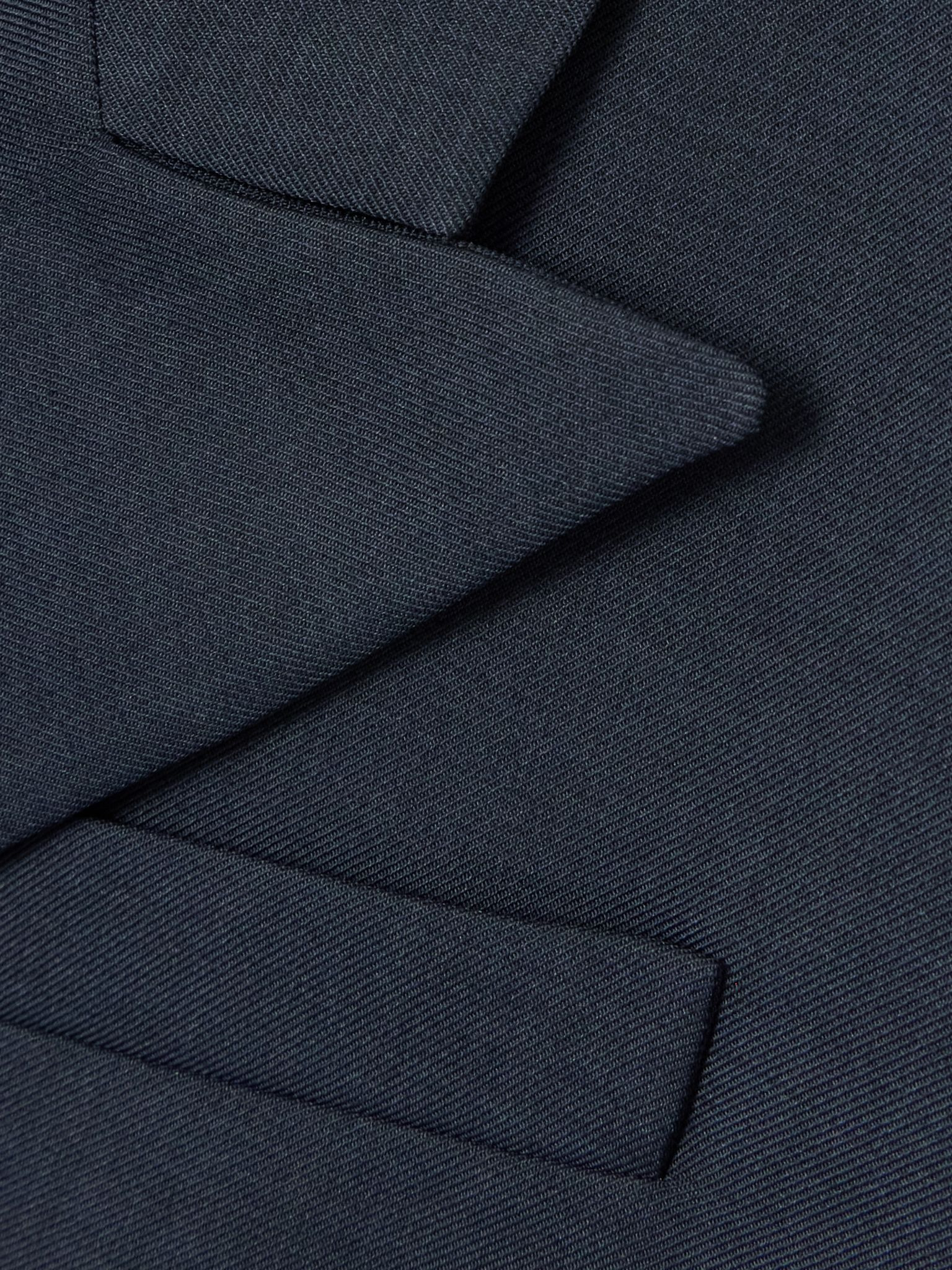 Double-breasted twill vest Navy - 4