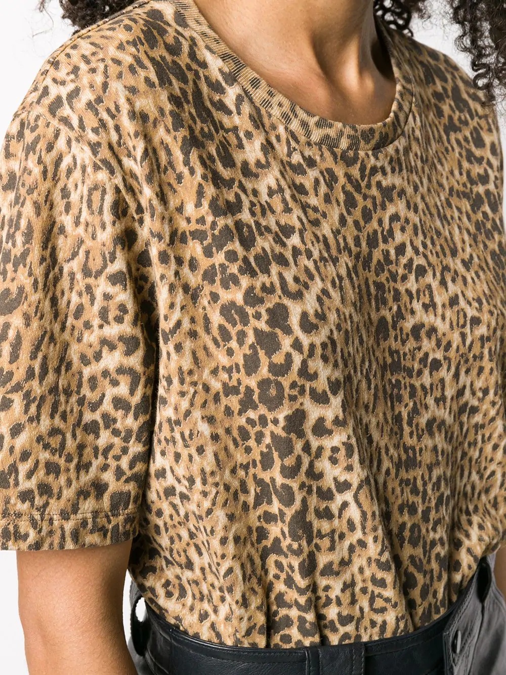 leopard print T-shirt - 5