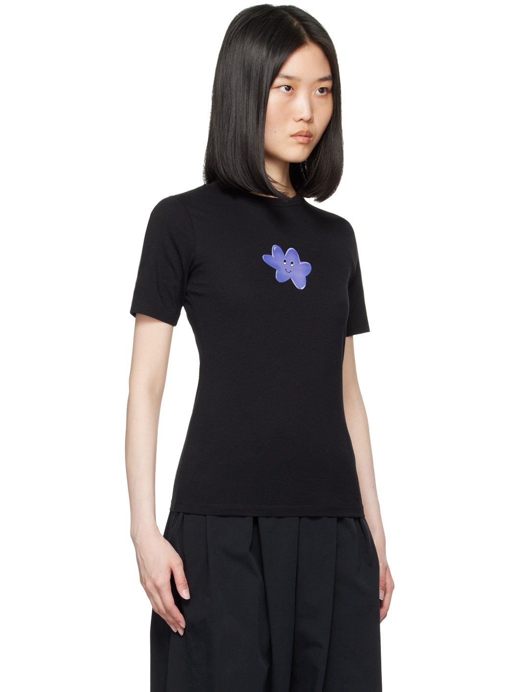 Black Graphic T-Shirt - 2