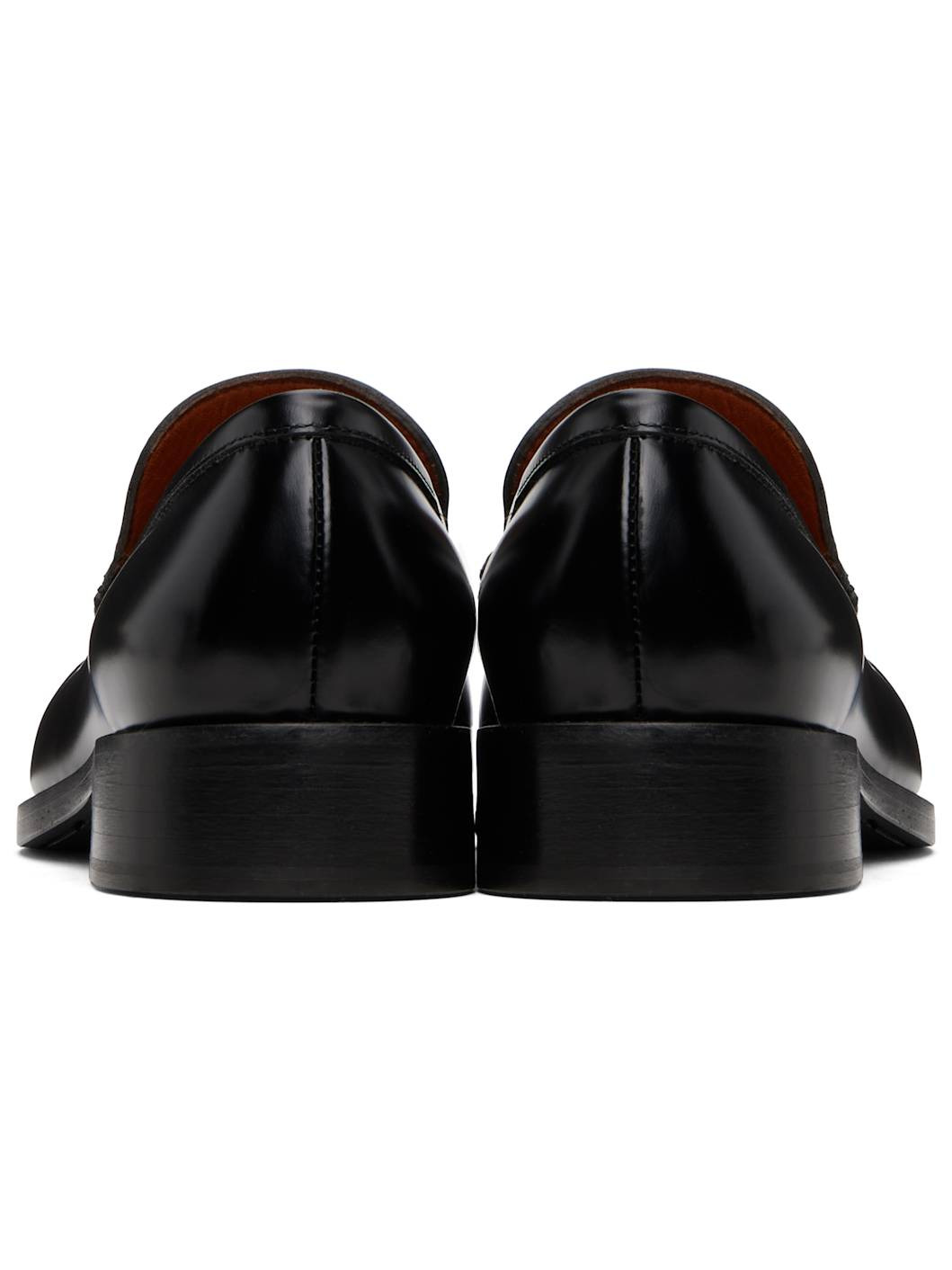 Black Leather Loafers - 2