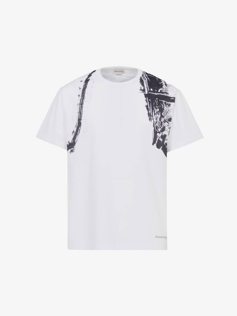 Men's Fold Harness T-shirt in White/black - 1