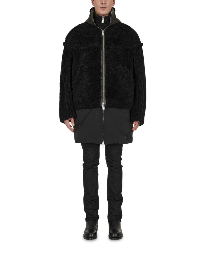 1017 ALYX 9SM SHEARLING AND NYLON HOODED JACKET outlook